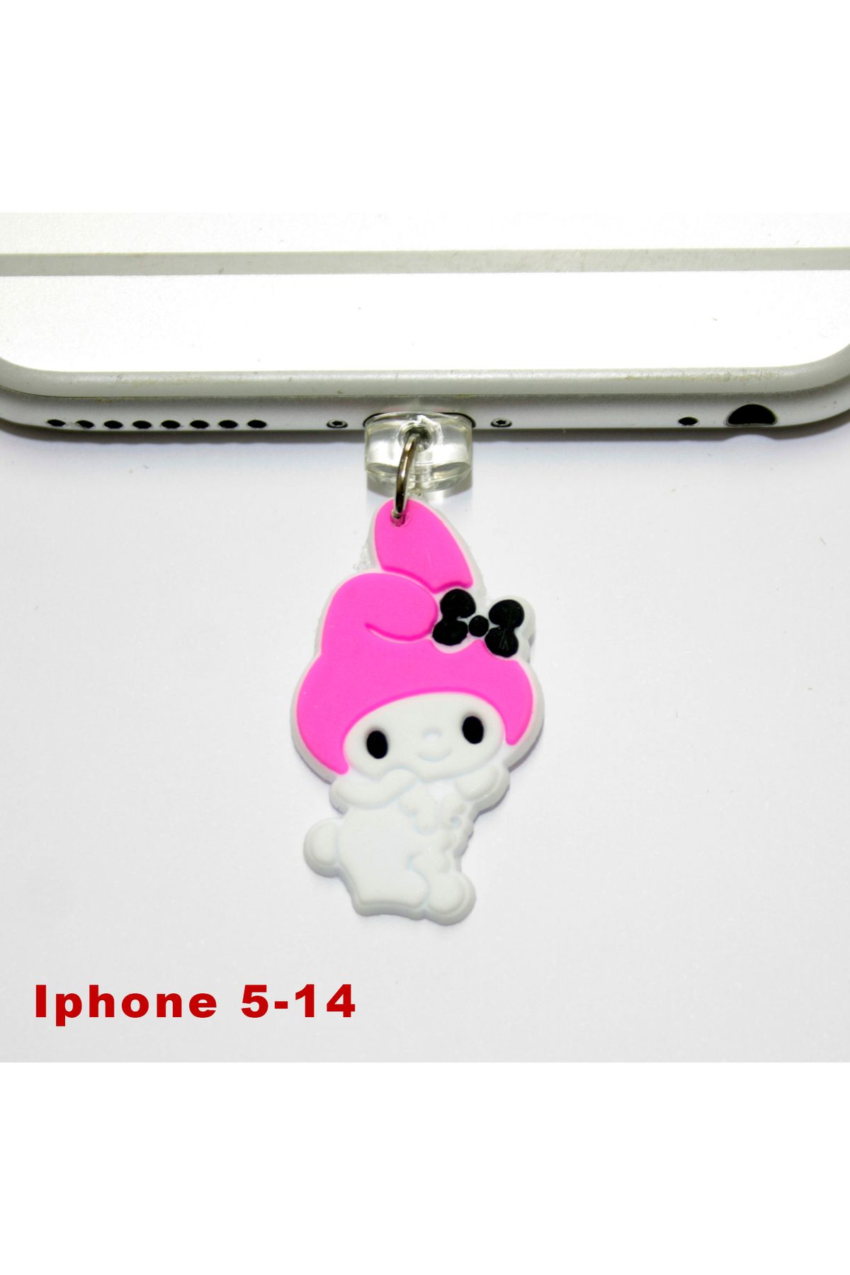BK Design Iphone 5-14 Silikon Figürlü Telefon Şarj Portu Toz Tıpası Toz Tıkacı Charm IPCR1026