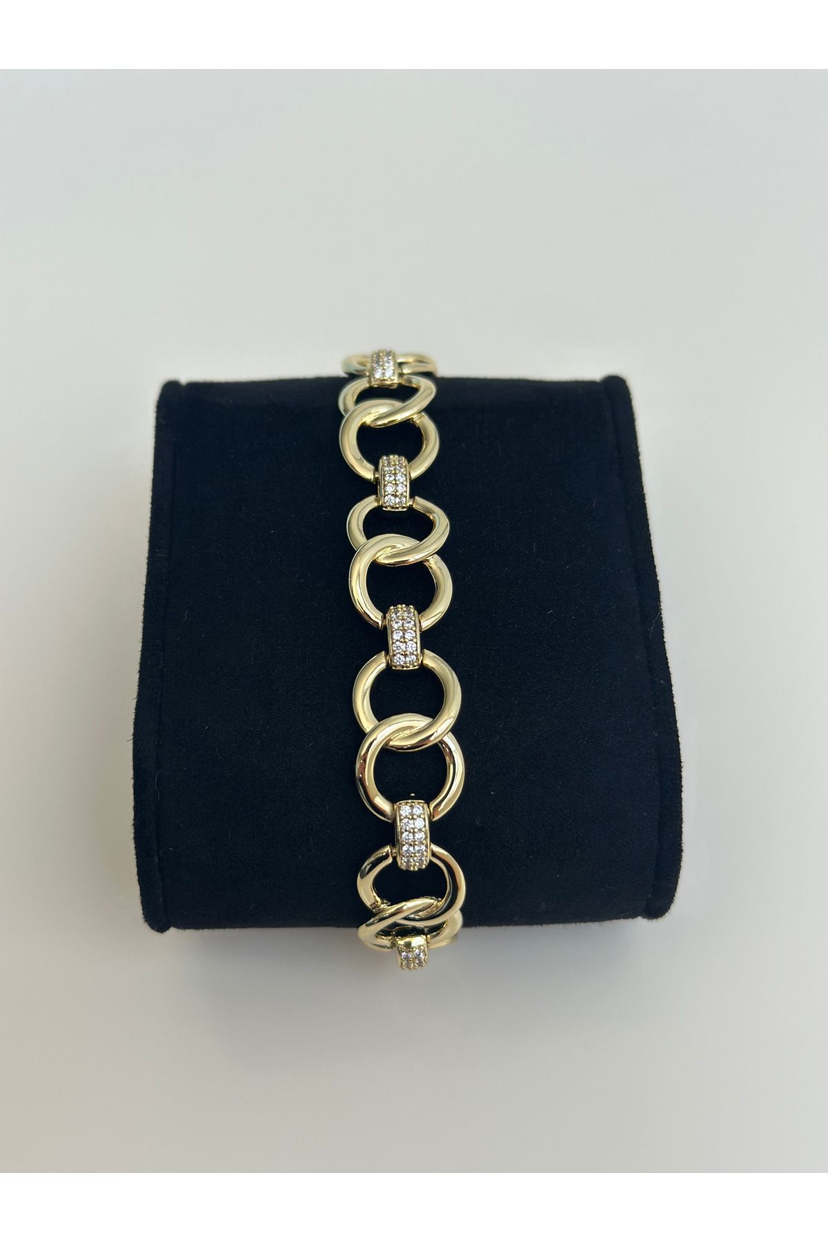 NİSSBEBE XUPİNG JEWELRY VİP Bileklik 14K KARARMAZ Xuping Çelik Bileklik (DOĞALTAŞ BİLEKLİK HEDİYE)