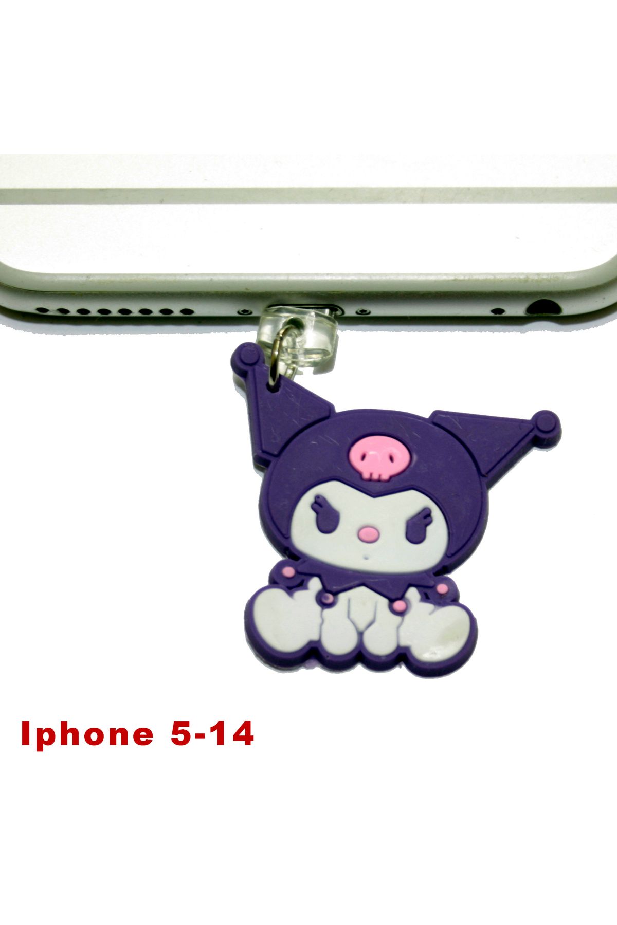 BK Design Iphone 5-14 Silikon Figürlü Telefon Şarj Portu Toz Tıpası Toz Tıkacı Charm IPCR1025