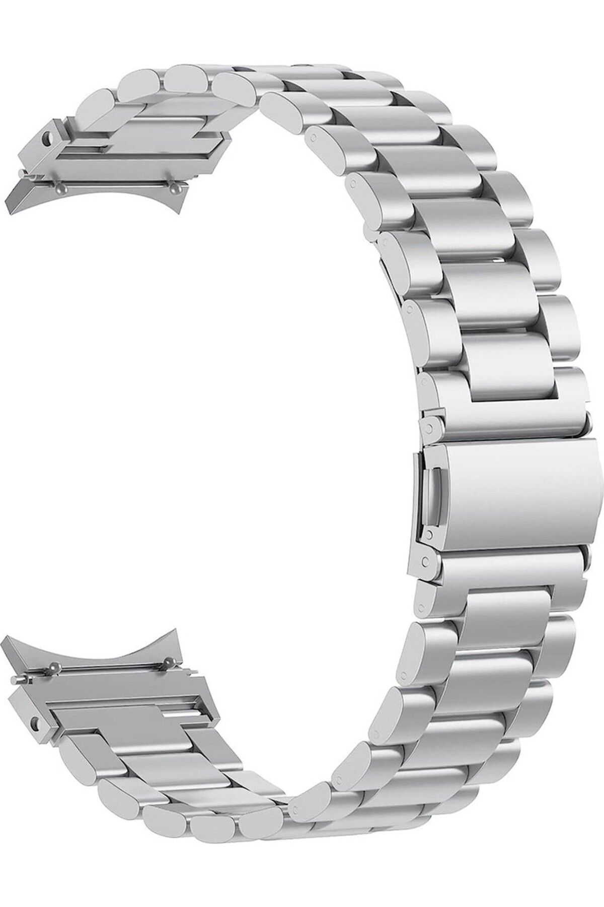 Dmay Samsung Galaxy Watch 4 (40MM) Oval Paslanmaz Metal Çelik Kordon
