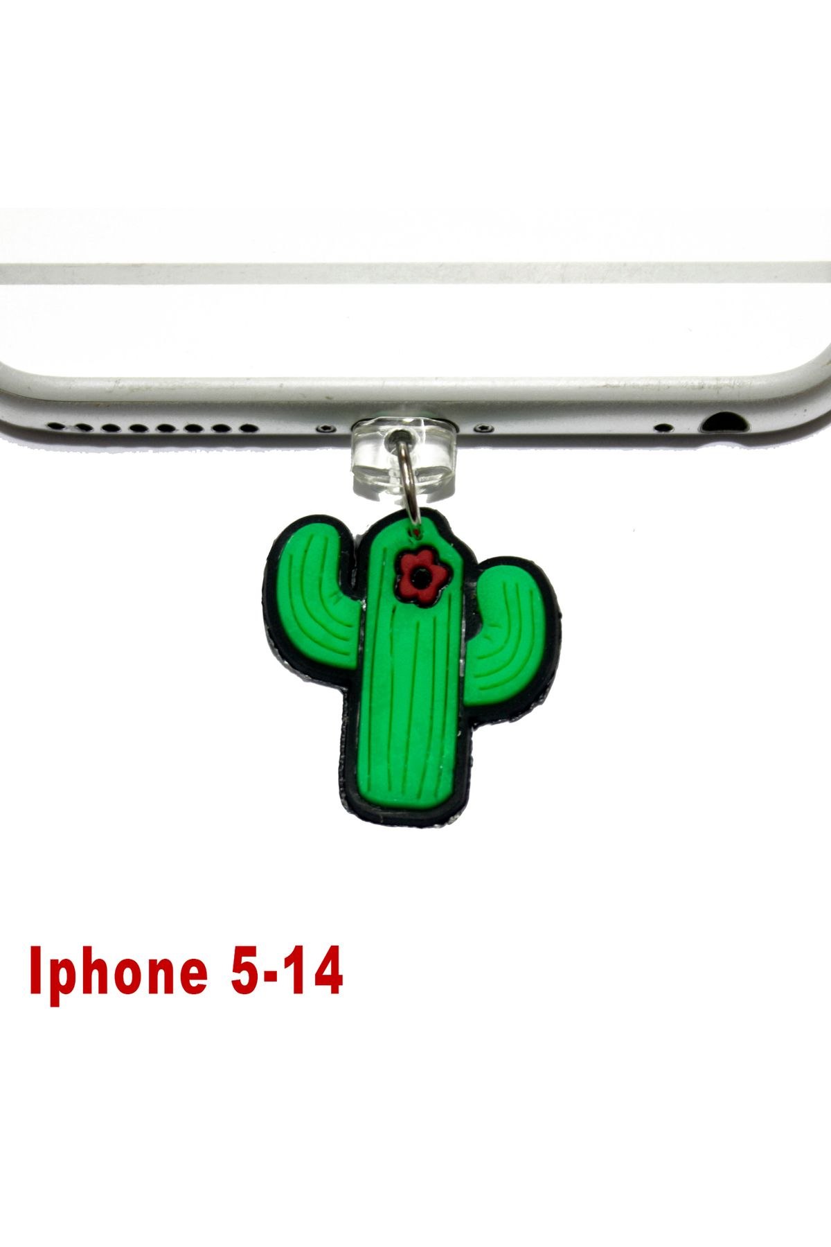 BK Design Iphone 5-14 Silikon Figürlü Telefon Şarj Portu Toz Tıpası Toz Tıkacı Charm IPCR1011
