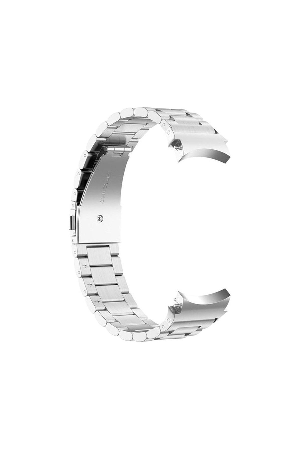 Dmay Samsung Galaxy Watch 6 Serisi Classic (47 Mm) Oval Metal Paslanmaz Çelik Kordon