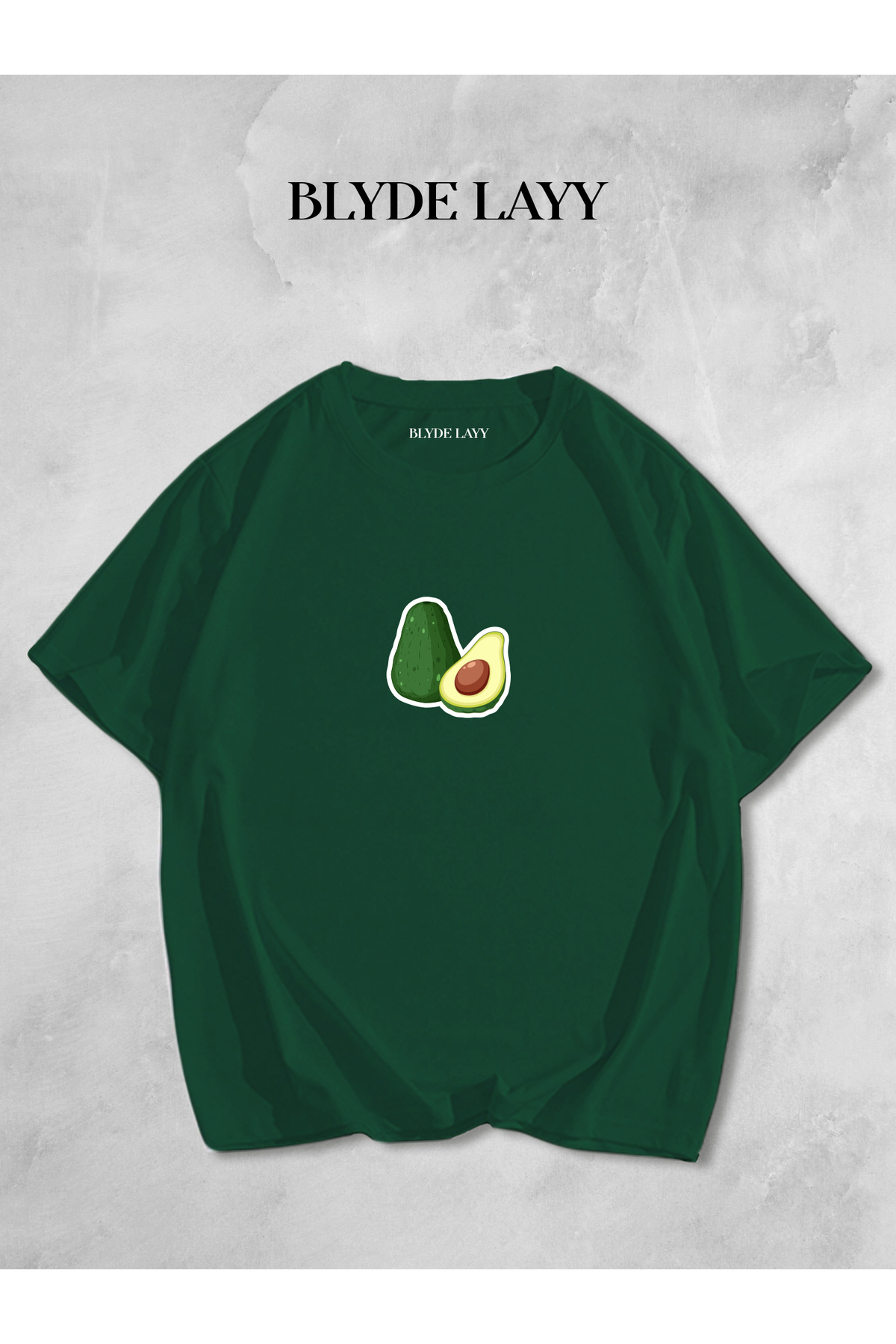 BLYDE LAYY-Lemon-Avocado-Coconat Printed Unisex Oversize Tshirt Set of 3 4