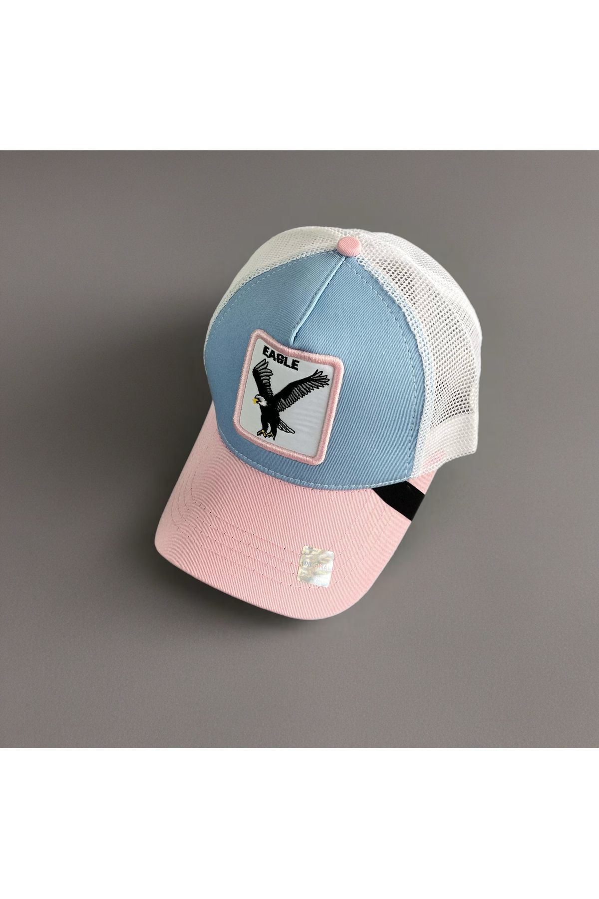 CapZone Spor Şapka Hayvan Figürlü Şapka Unisex Model Pembe Mavi Renk