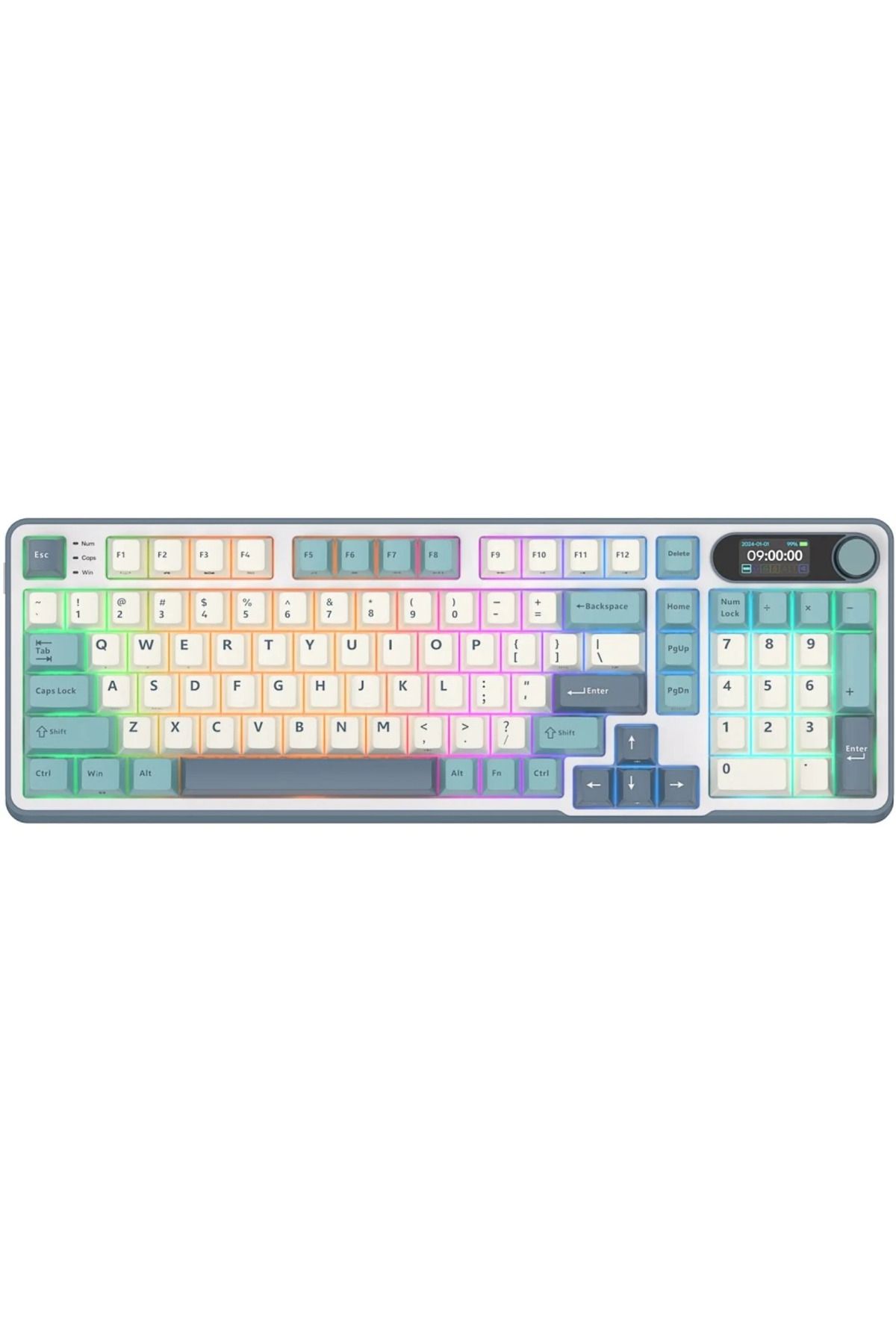 ROYAL KLUDGE S98 Light Cloud RGB Kablosuz US Gaming Klavye