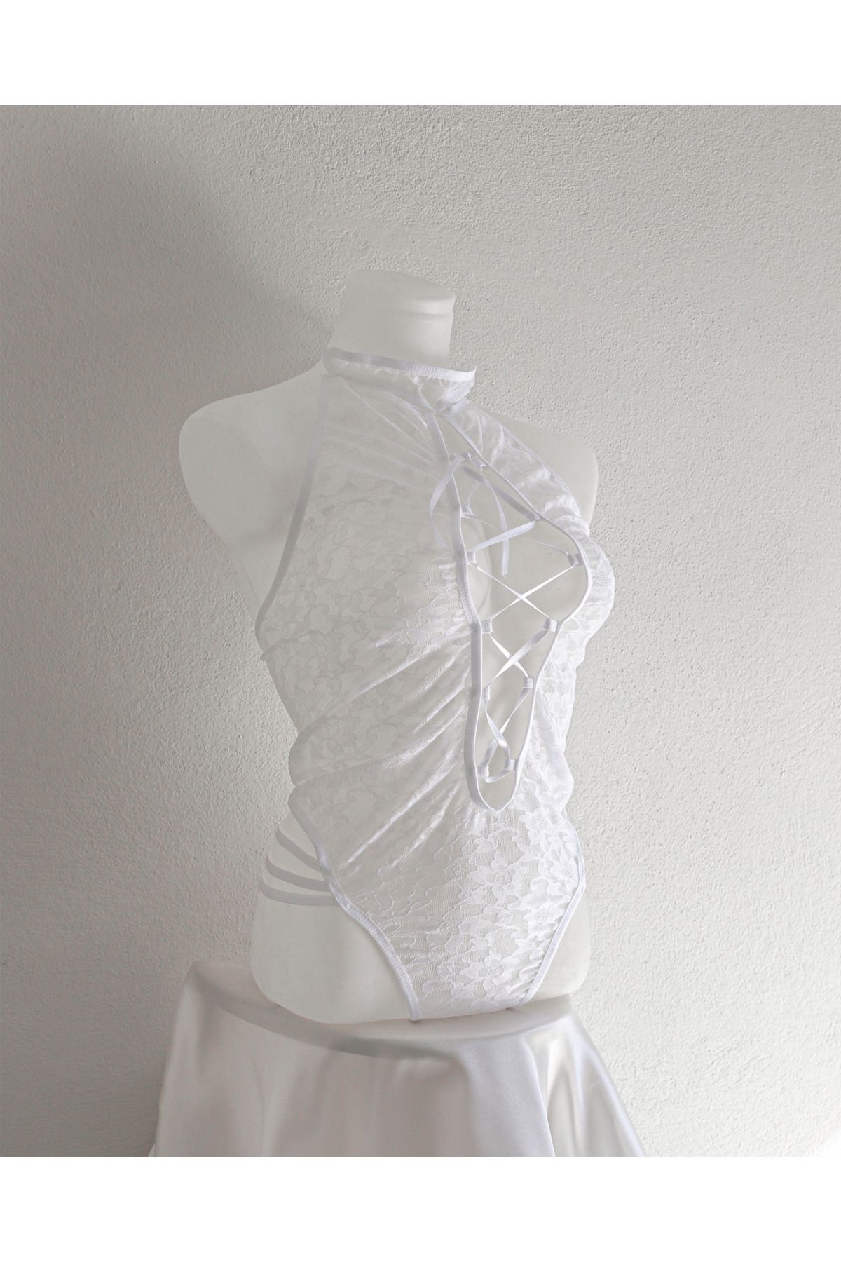 Sellsha Pure Blanc - Beyaz Bodysuit