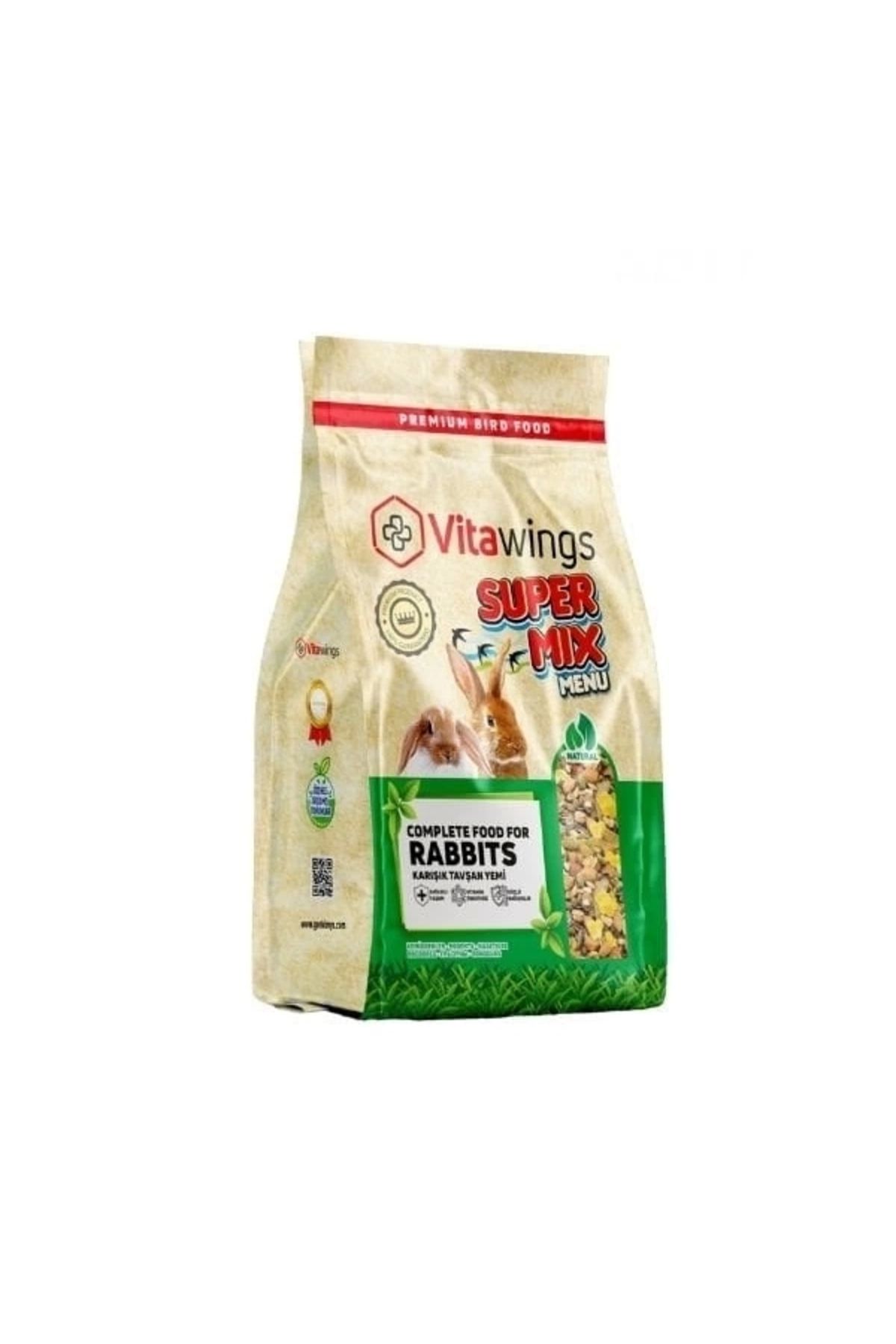 No8 Home Vitawings Süper Mix Tavşan Yemi 800 Gr