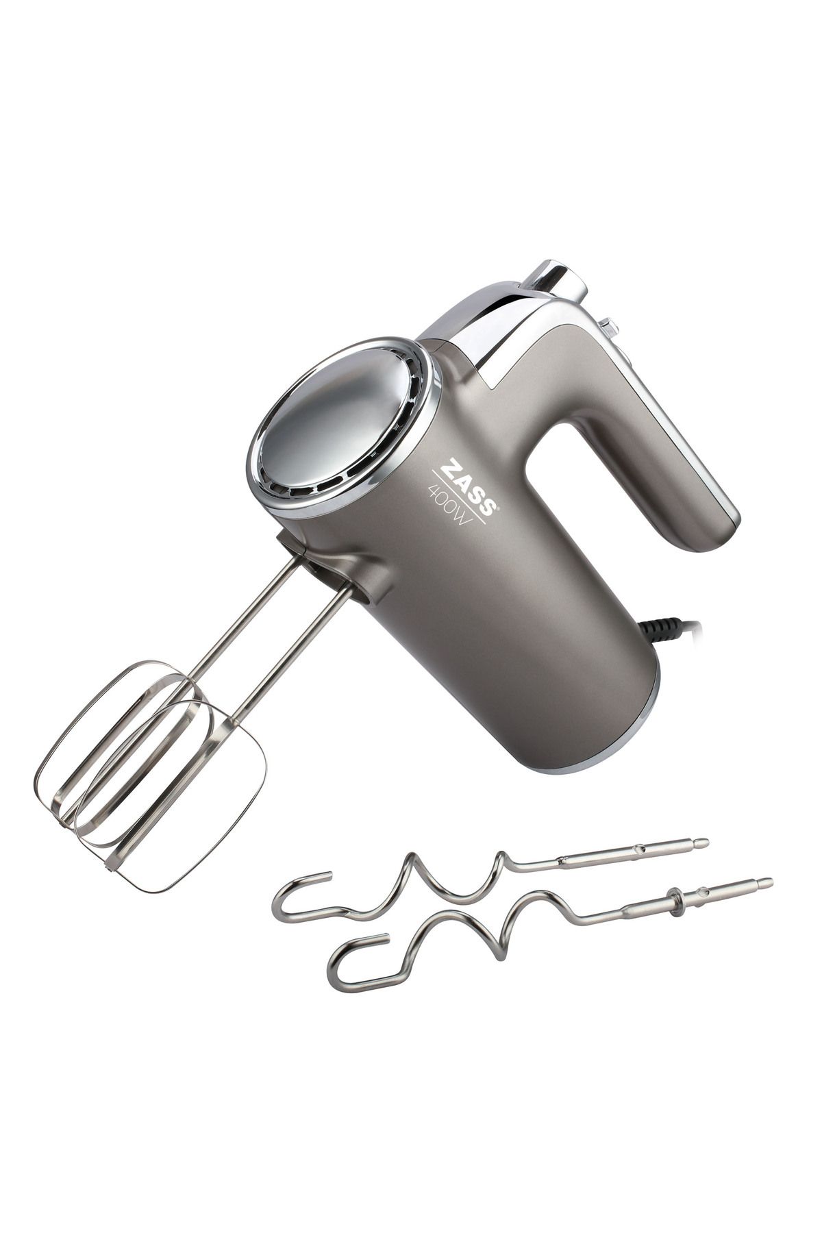 Zass-Hand mixer Zass ZHM 07, 400 W, 6 speeds and turbo function, Low speed start function 1
