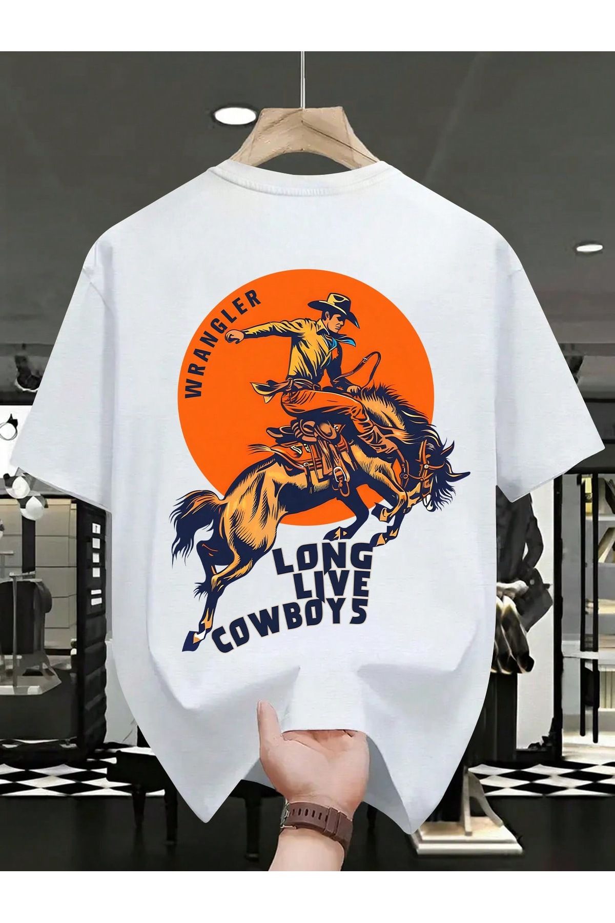 Bengi Clothing Oversize Kesim Kısa Kollu Baskılı T-shirt