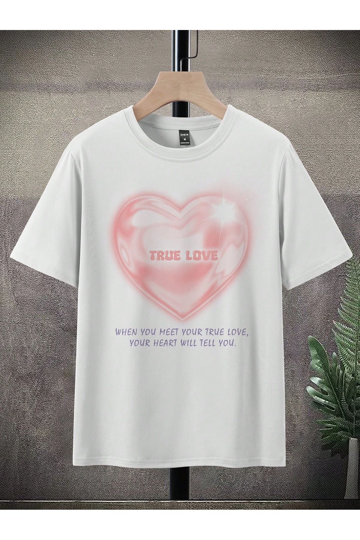 Bengi Clothing Oversize Kesim Kısa Kollu Baskılı T-shirt