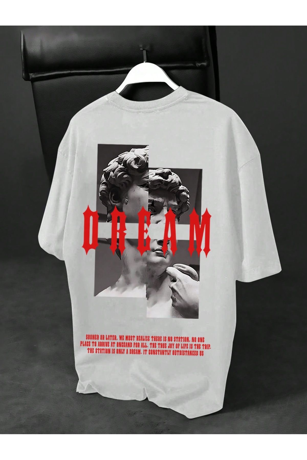 Bengi Clothing Oversize Kesim Kısa Kollu Baskılı T-shirt