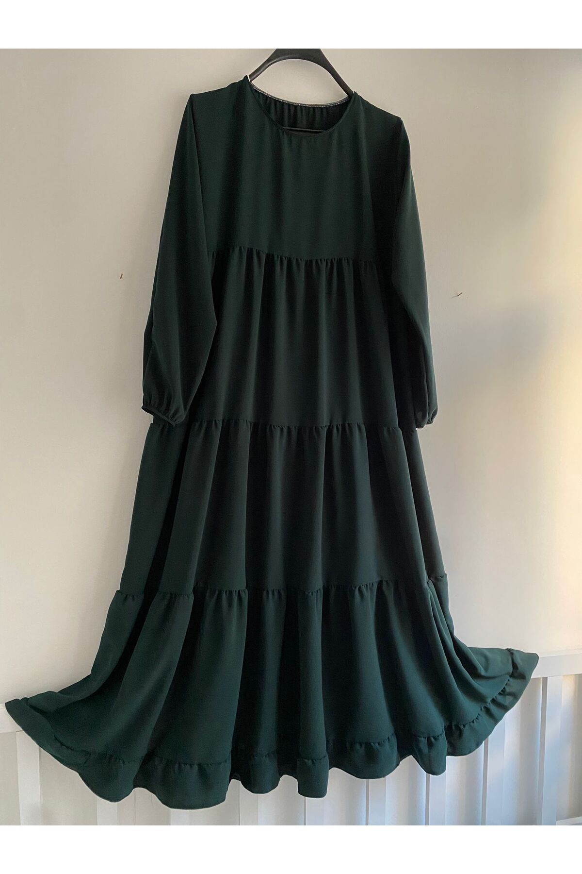 AURAN COUTURE MISIR MEDİNE İPEĞİ TESETTÜR ELBİSE