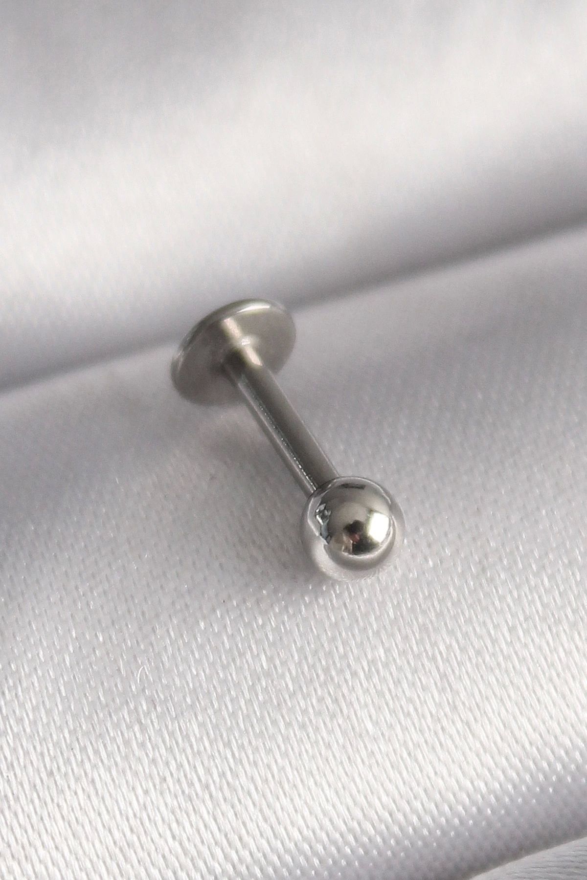 STOREMAX 316L Çelik Gümüş Renk Topçuk Piercing