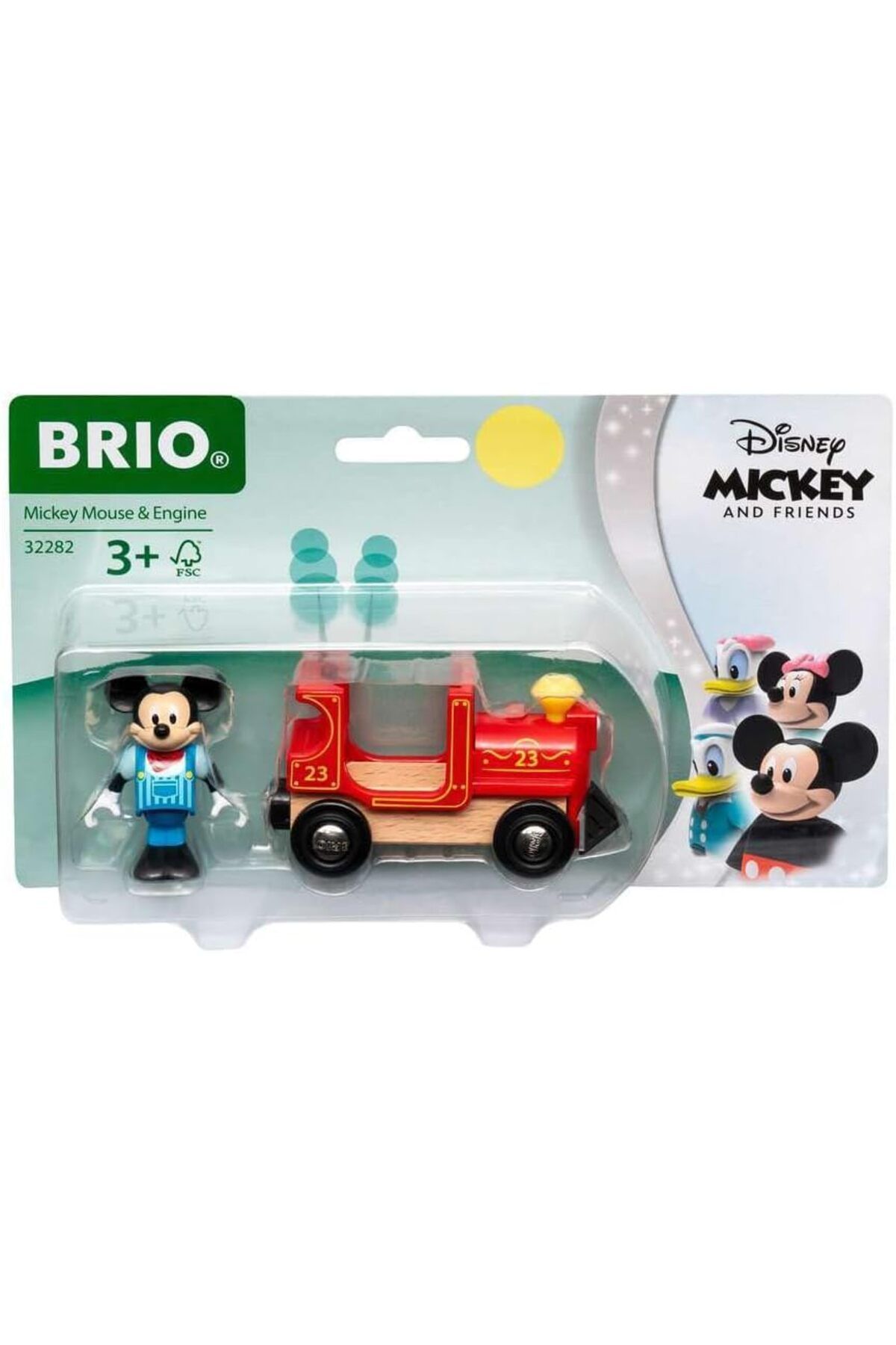 Mu Art Ahşap Mrt WD Mickey Lokomotif, Oyuncak Art 871301
