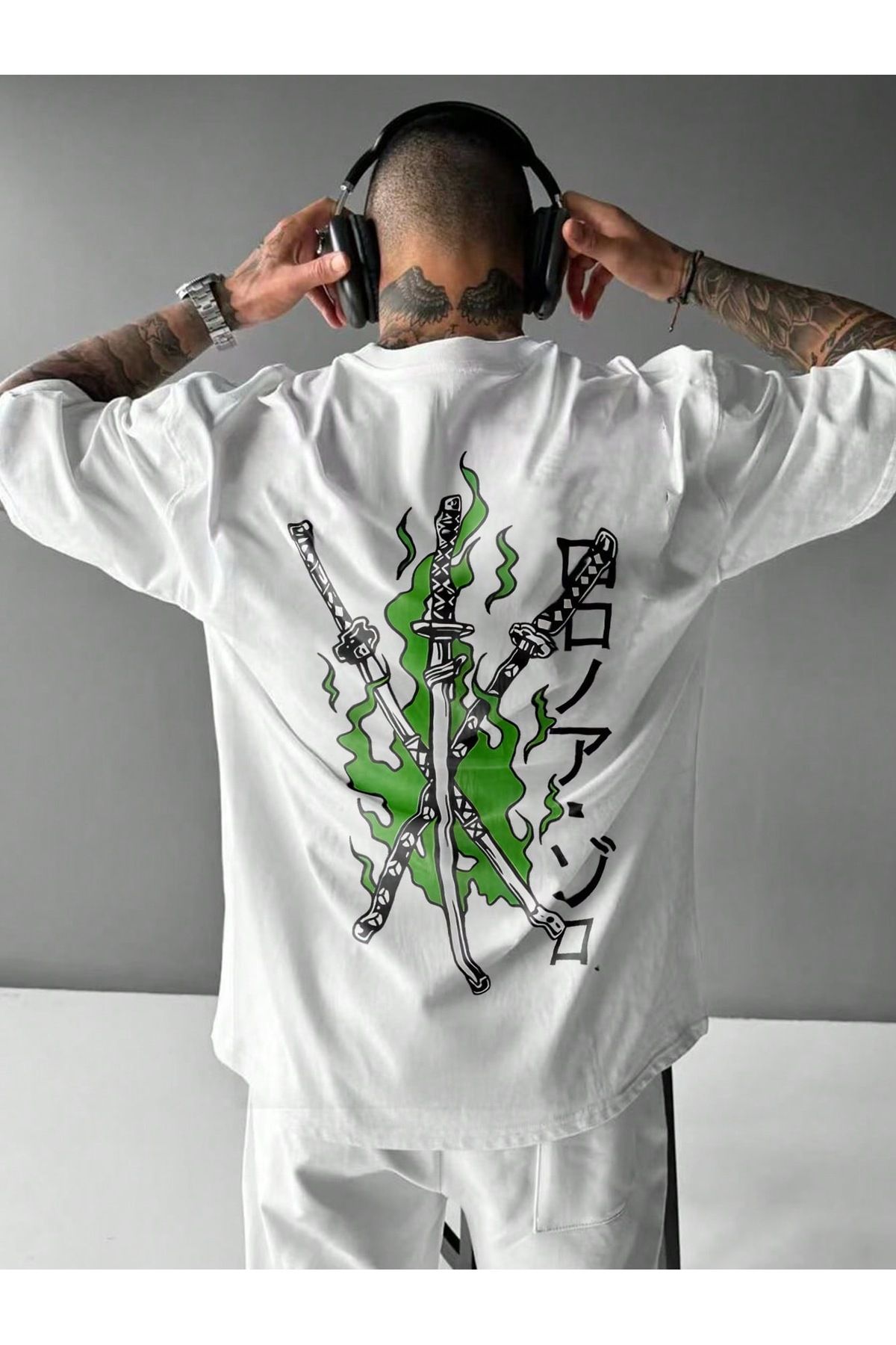 Bengi Clothing Oversize Kesim Kısa Kollu Baskılı T-shirt
