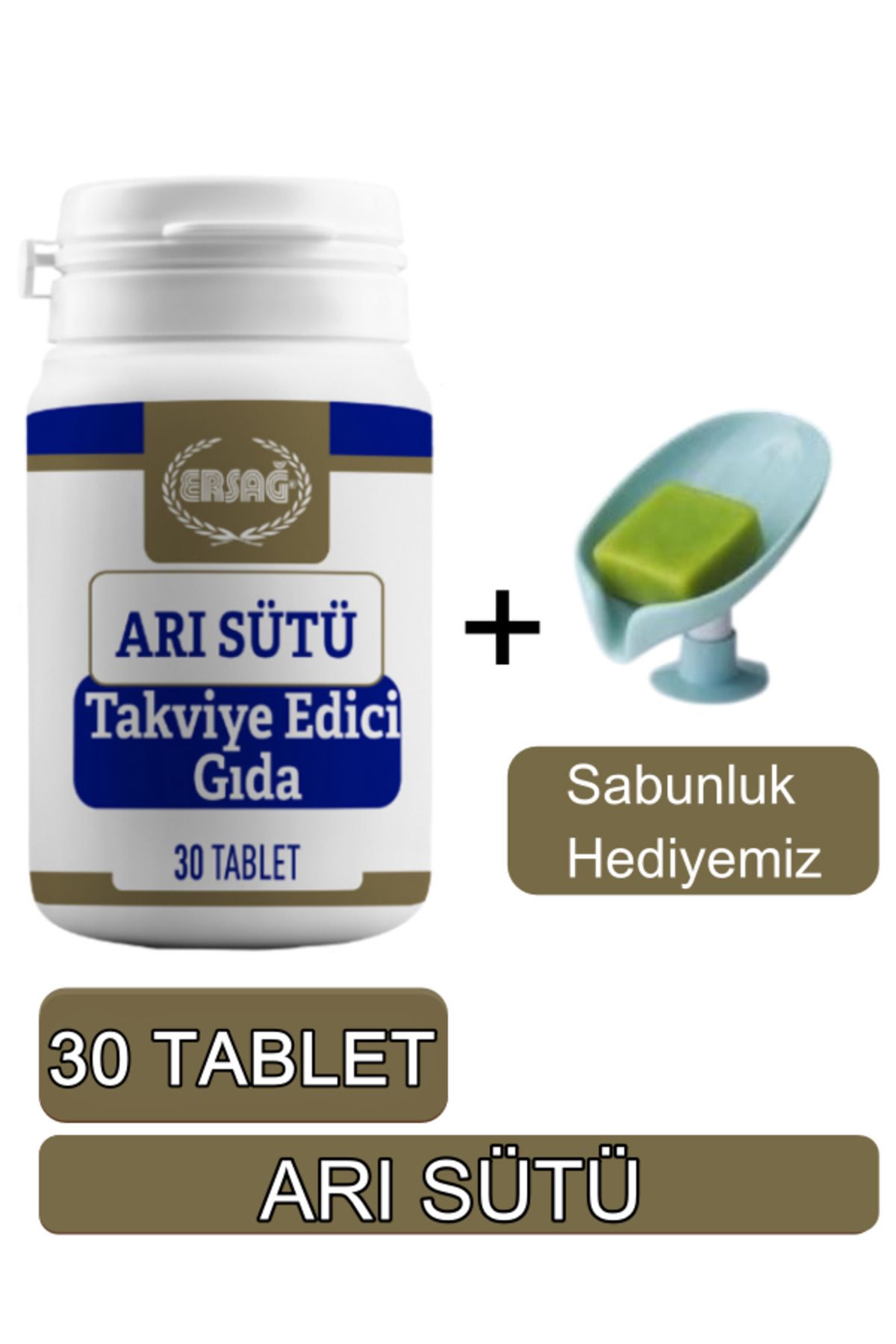 Ersağ Ersağ Arı Sütü - Sabunluk Hediyemiz 2034-29
