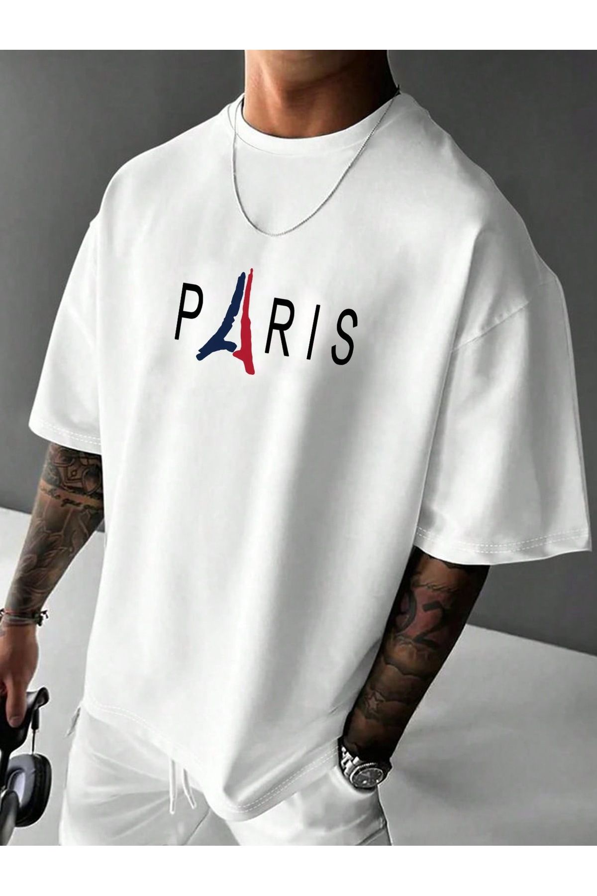 Bengi Clothing Oversize Kesim Kısa Kollu Baskılı T-shirt