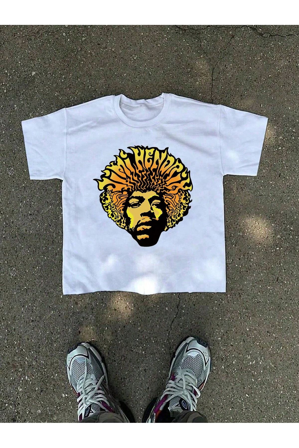 Bengi Clothing Oversize Kesim Kısa Kollu Baskılı T-shirt