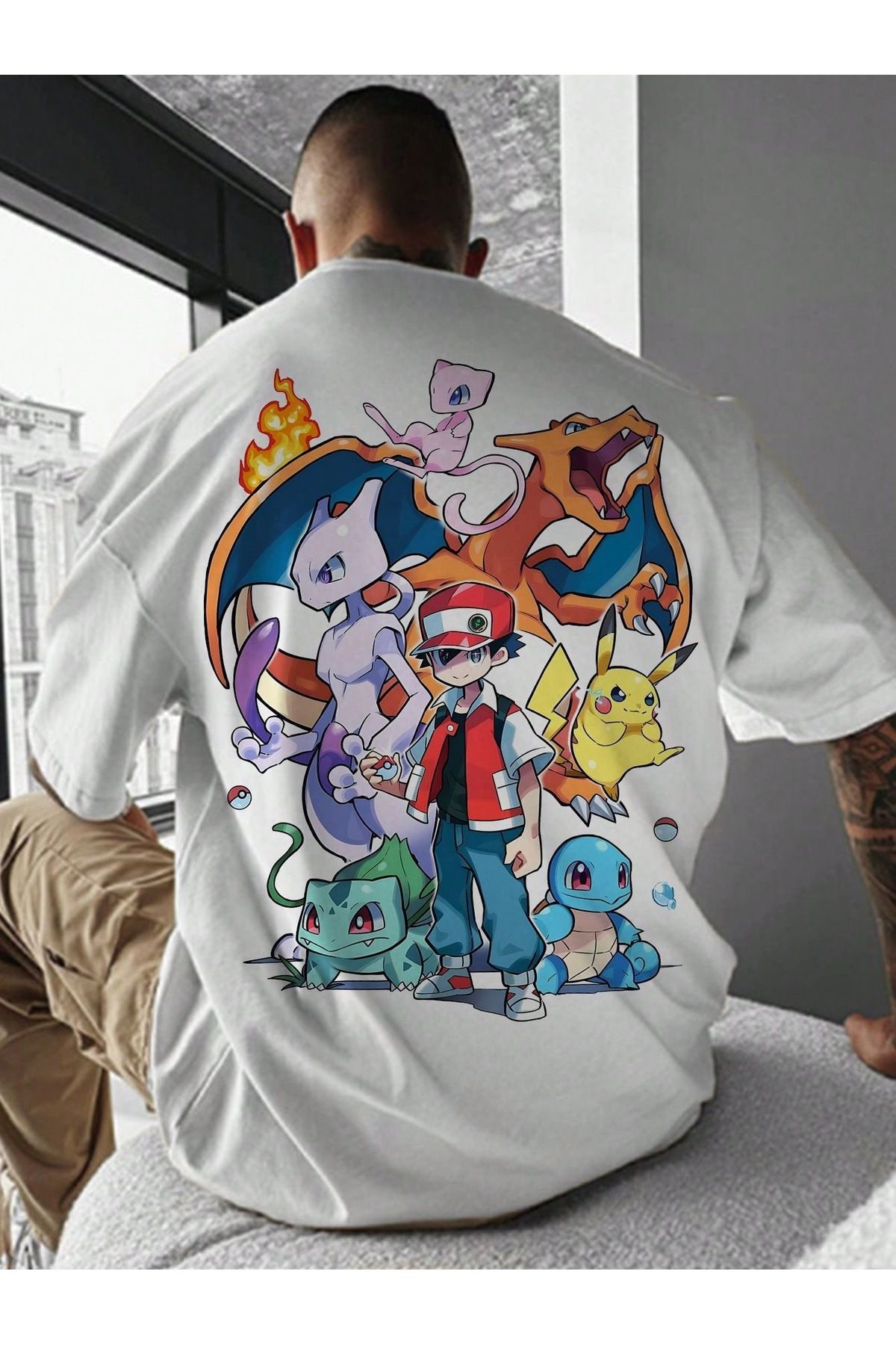 Bengi Clothing Oversize Kesim Kısa Kollu Baskılı T-shirt