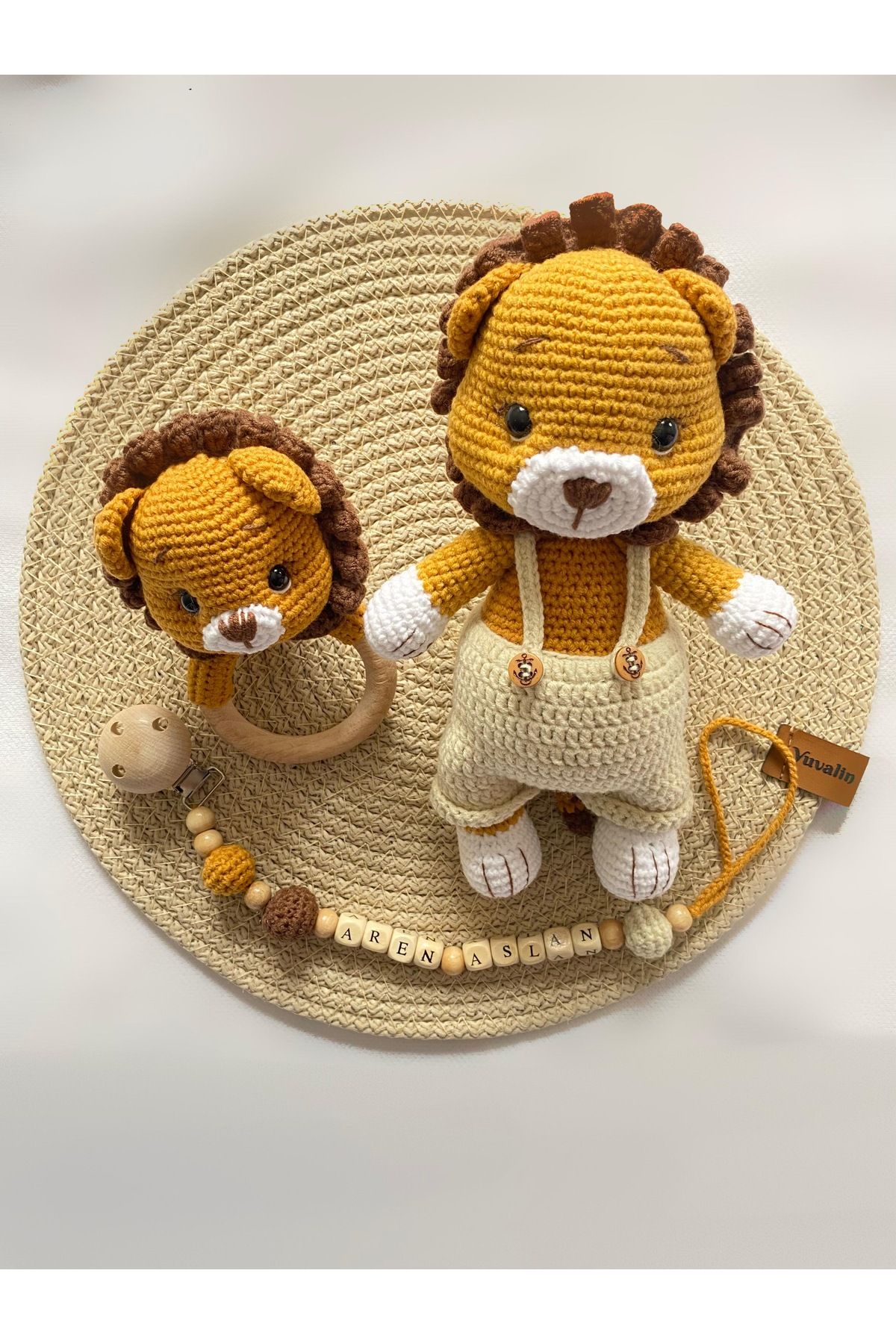 Zey's Amigurumi Amigurumi Aslan Yenidoğan Set