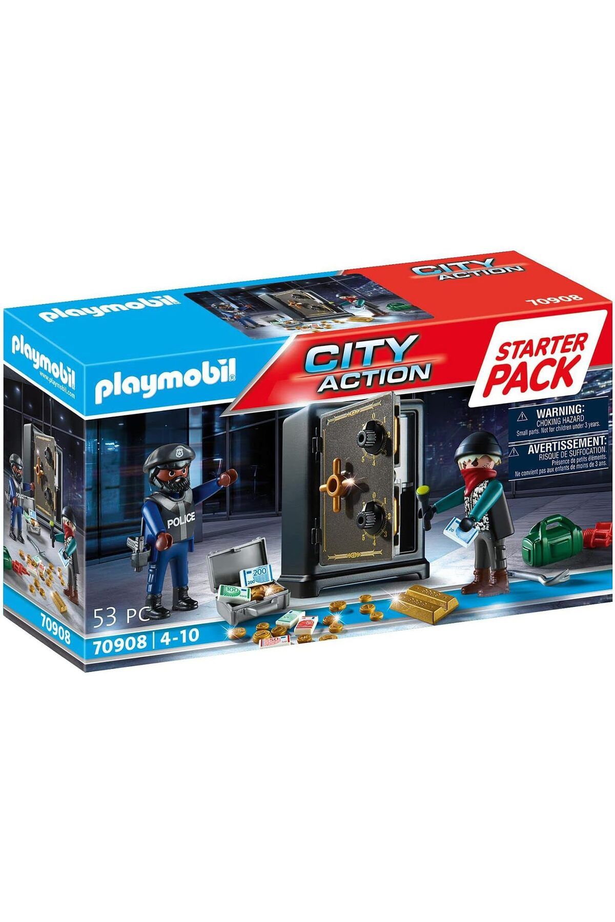 STOREMAX OZN 70908 Şehir Aksiyonu Polis Banka Soygunu Başlangıç Paketi, eğlenceli yaratıcı rol yapma,