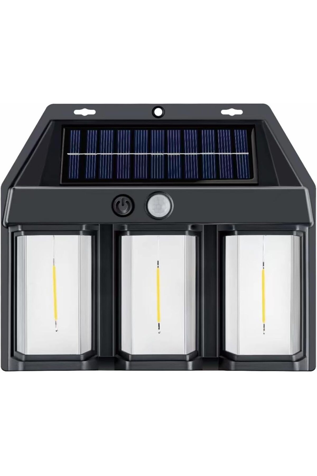 STOREMAX Ezg 618-3 Üçlü Solar Rustik Duvar Apliği Güneş Enerjili Sensörlü Solar Aplik Ezsnshop 106575