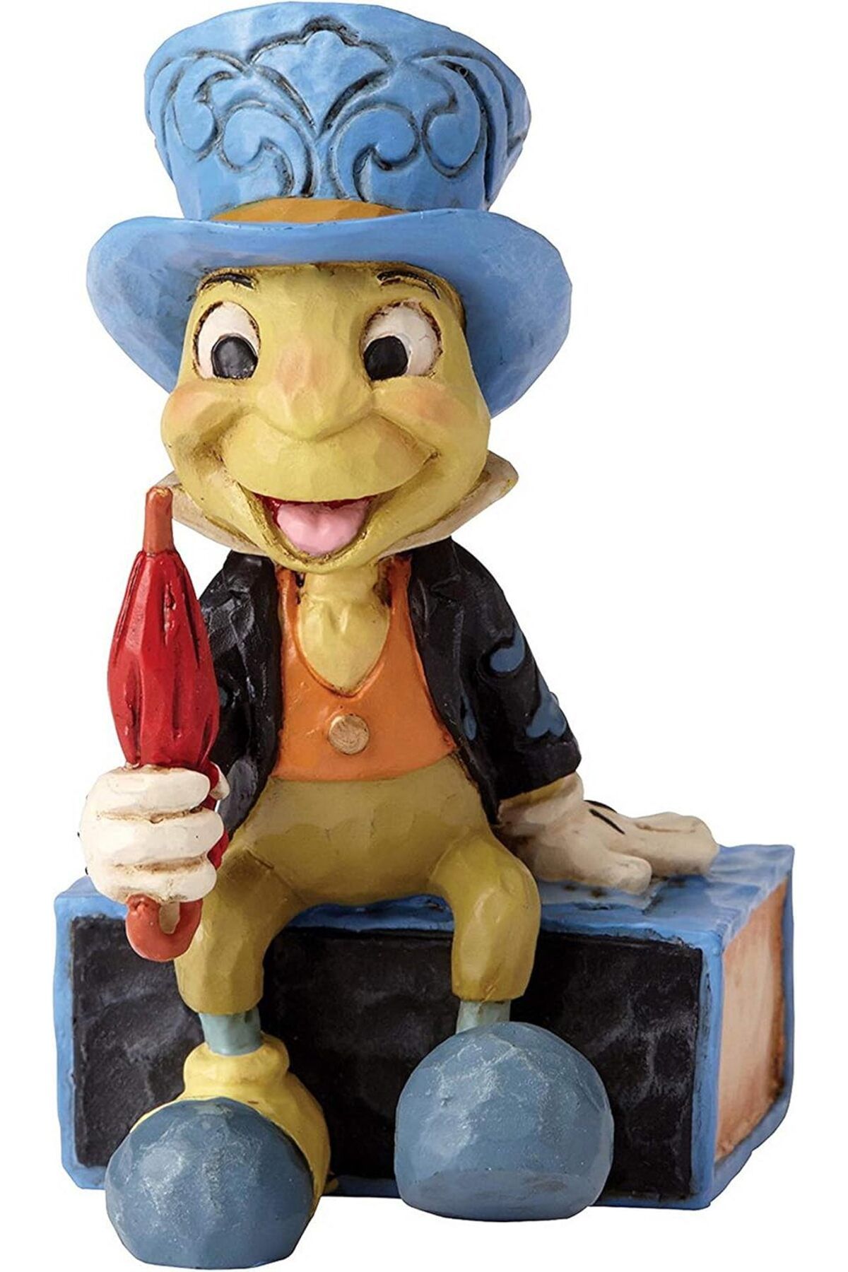 LUXE geleneklerine göre 4054286 Jiminy kriket mini figür, taş, renkli, 4 x 5 x 7 cm LXSHP 1055529