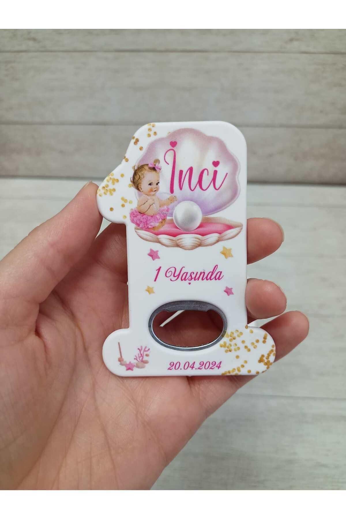 dekor artı 25 Adet Bir Magnet Açacak Yeni Doğan, Doğum Günü, Sünnet, Nişan, Söz, İnci Temalı