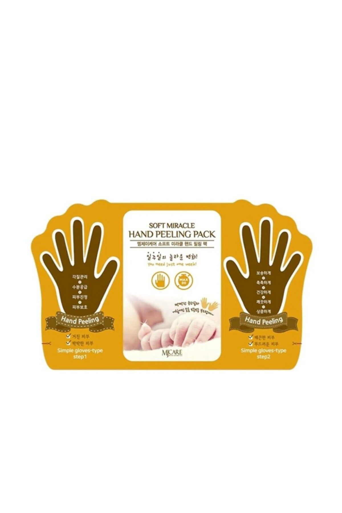 Mjcare Soyulan El Maskesi - Ölü Deriler İçin Peeling Maskesi - Diş Beyazlatıcı Köpük Hediye