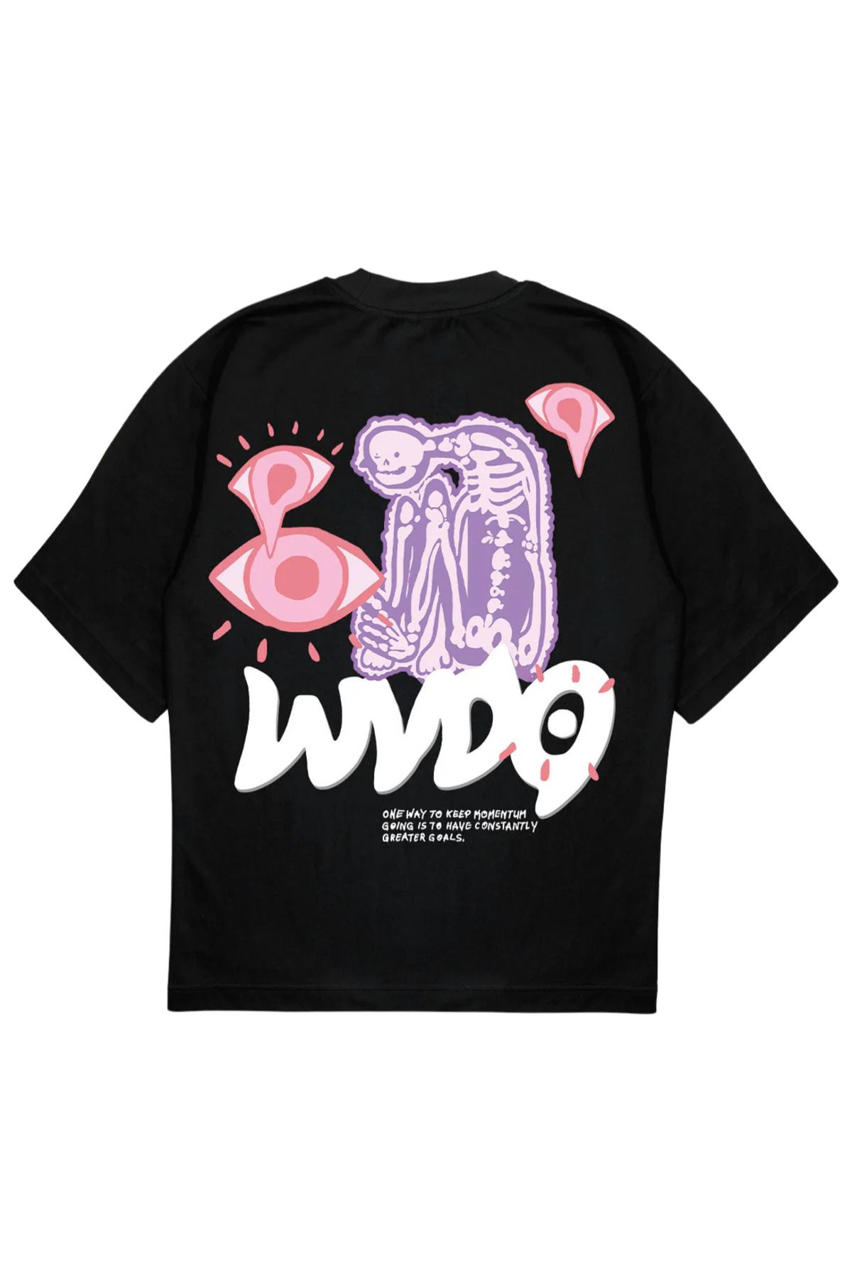 SVART WEAR X-RAY T-Shirt OVERSIZE tişört siyah