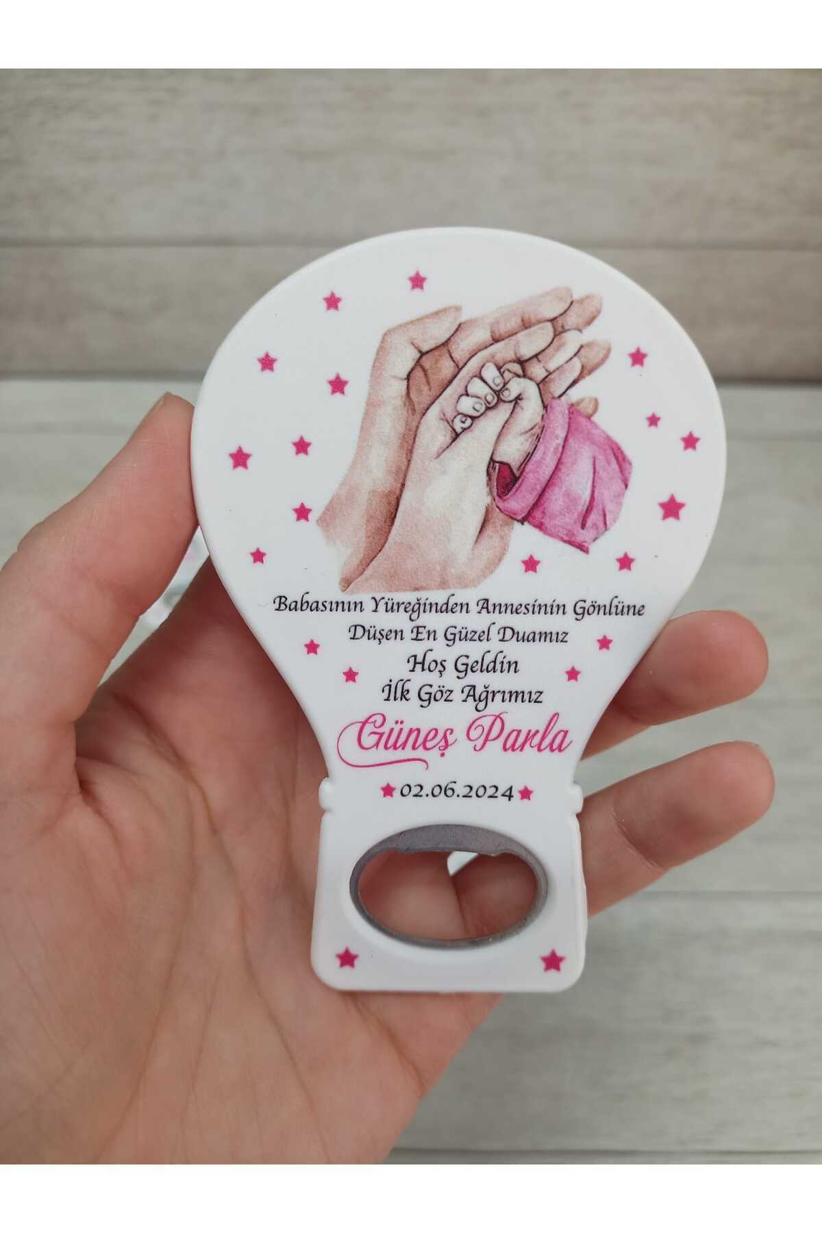 Pi Dekorasyon 20 Adet Balon Magnet Açacak Yeni Doğan, Doğum Günü, Sünnet, Nişan, Söz, Pembe Elli