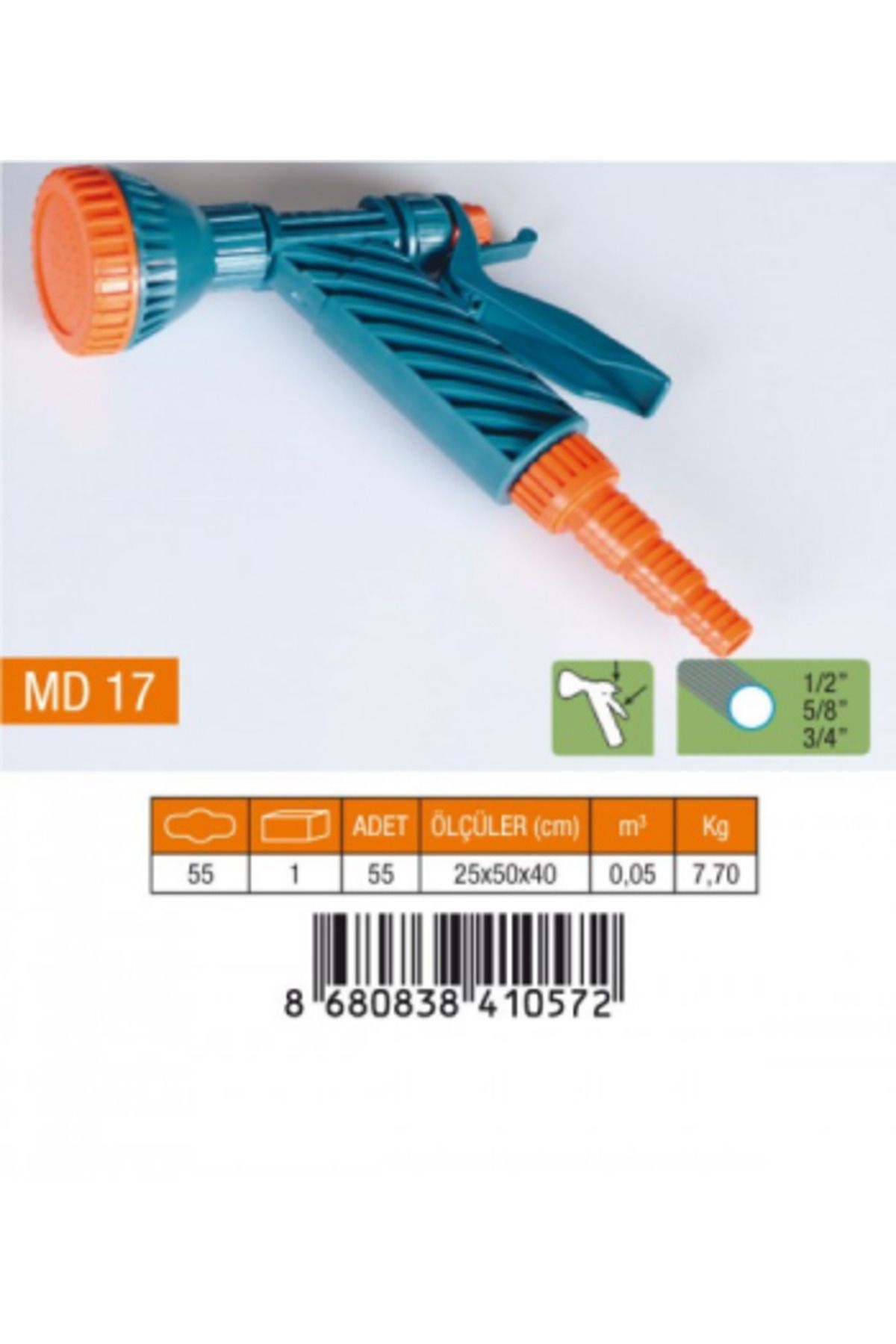 STOREMAX SRT TETİKLİ TABANCA SÜZEK 1/2-5/8-3/4 NORMAL REKOR FxYM 1126906