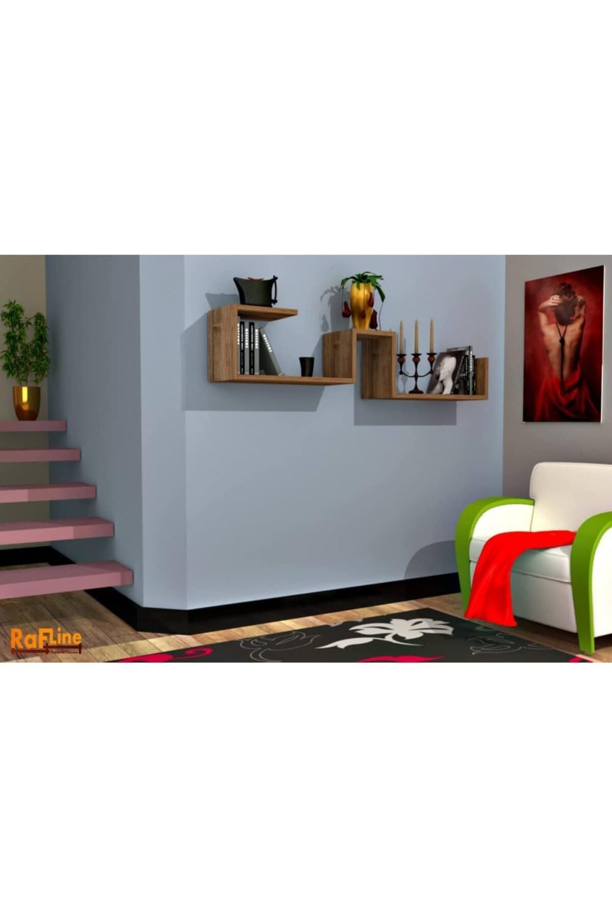 LUXE Maze Duvar Rafı Istanbul Istanbul LXSHP 1055529