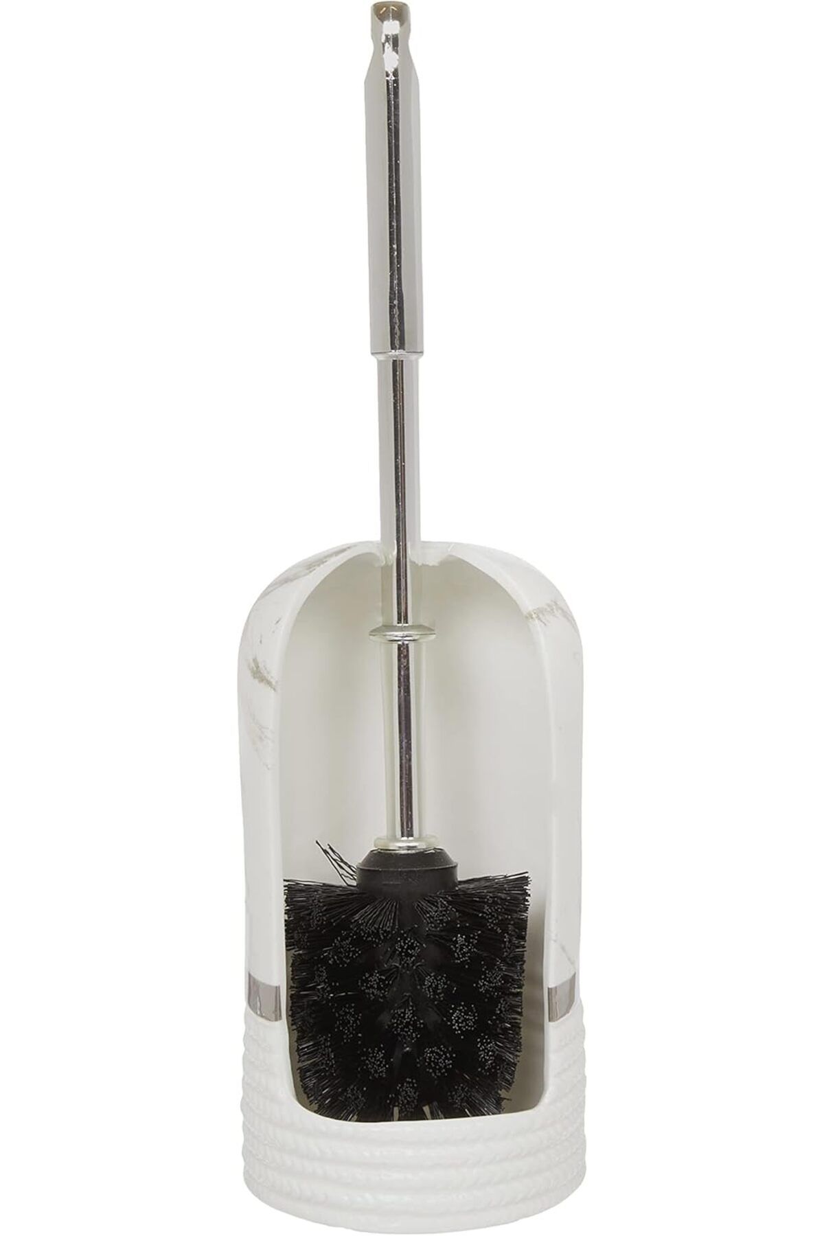 STOREMAX OZN D-20815 Bergama Silver Tuvalet Fırçası, Gri, Standart OZNstre 1094633