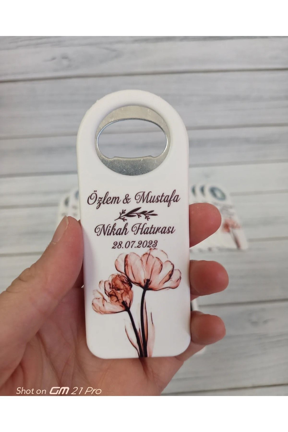 dekor artı 50 Adet Uzun Açacak Magnet Düğün Hediyesi
