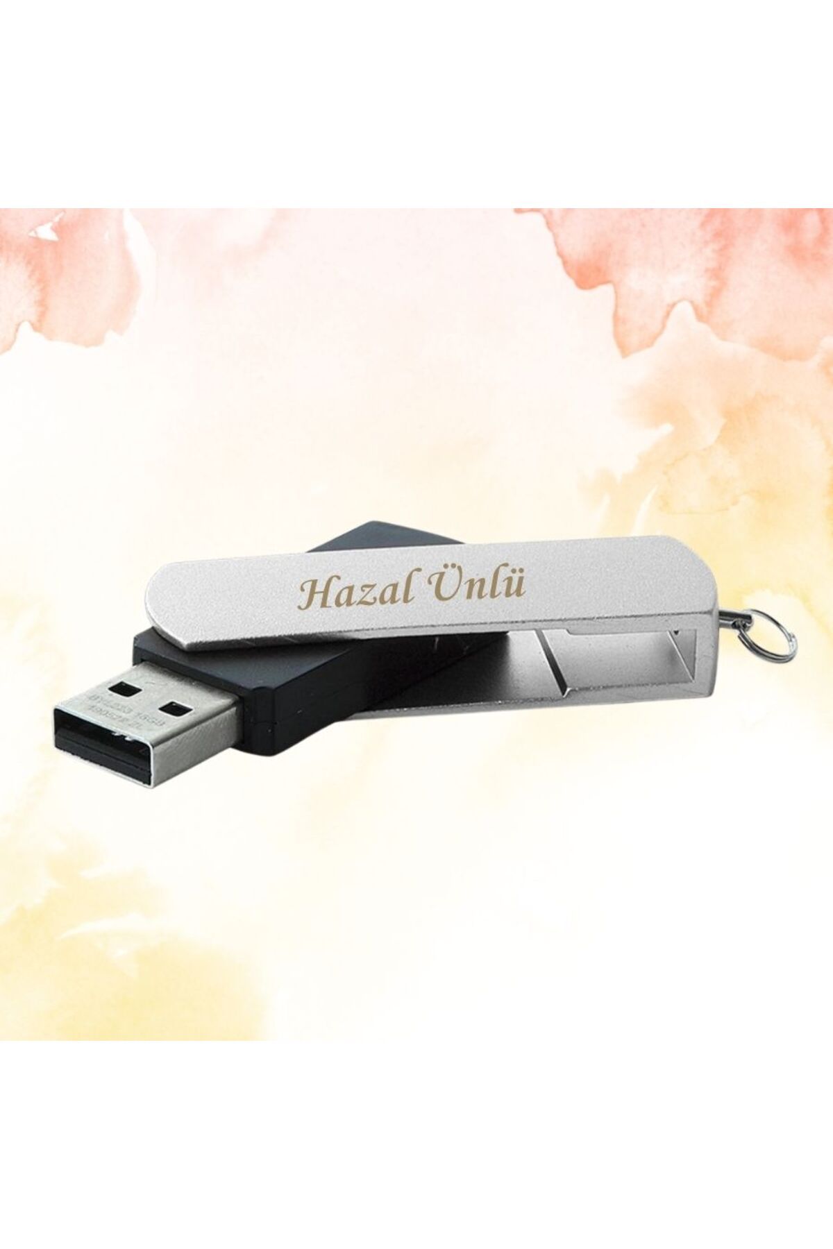 HediyesiBizden KİŞİYE ÖZEL İSİM BASKILI PLASTİK KUTULU USB BELLEK