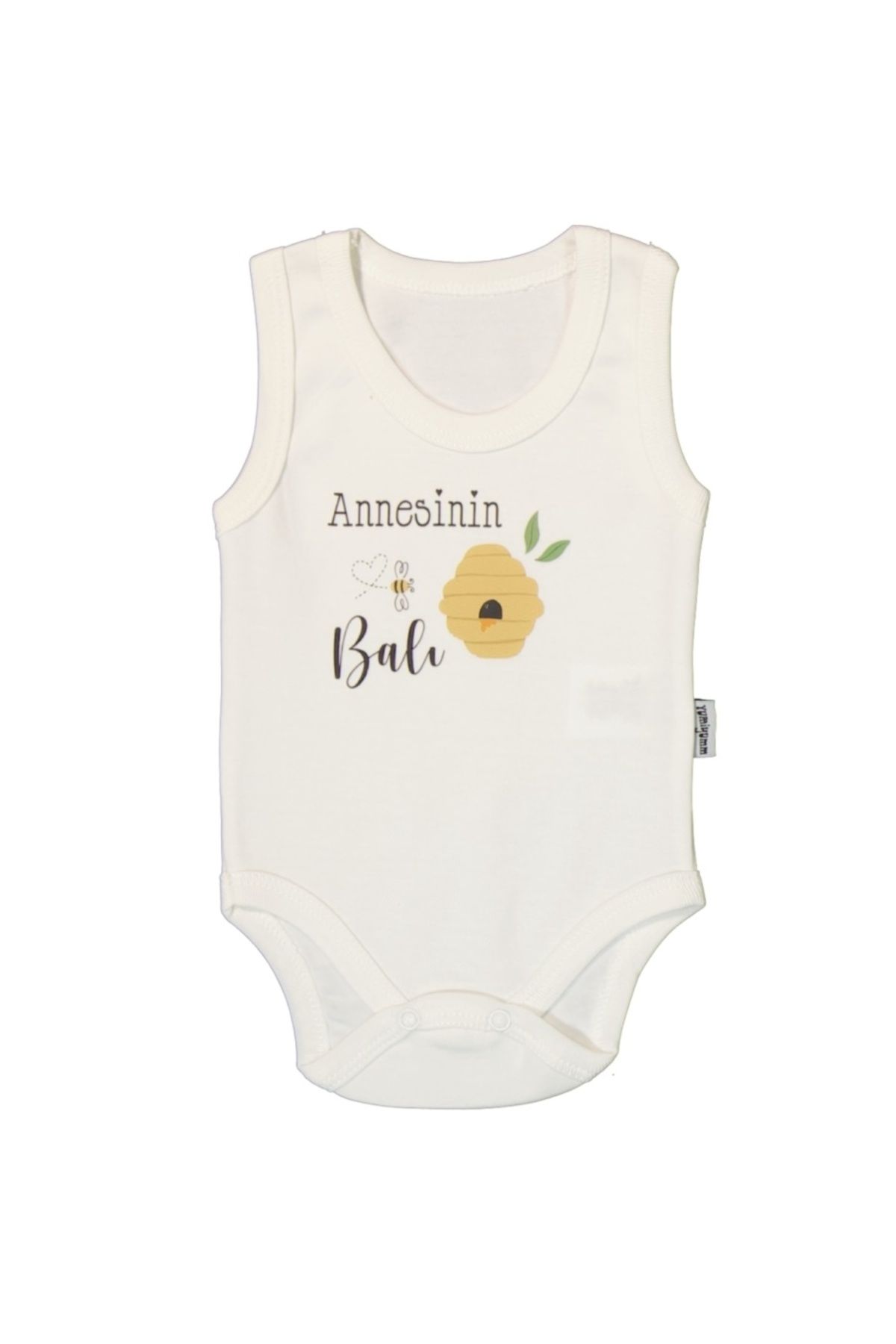 YUMİYUMM Annesinin Balı Bebek Kolsuz Zıbın