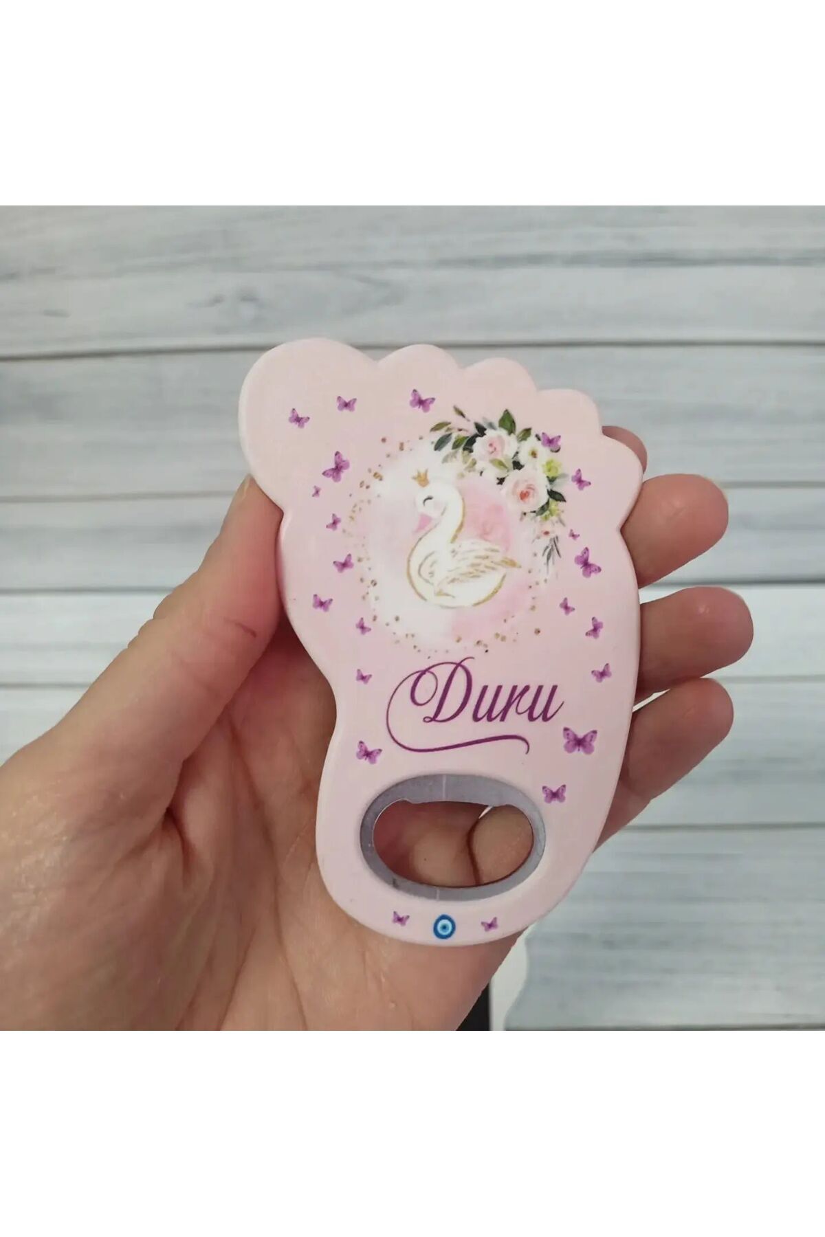 dekor artı 20 Adet Ayak Açacak Magnet Kuğu Temalı