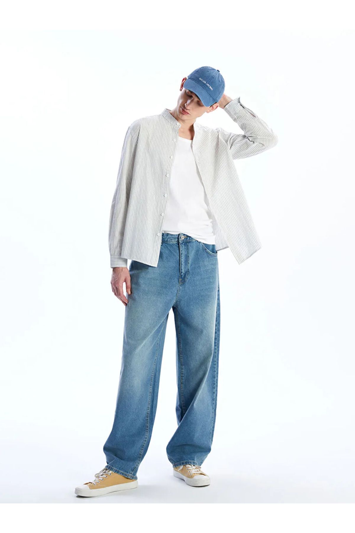 LC Waikiki LCW Jeans Indigo Loose Fit Erkek Jean Pantolon