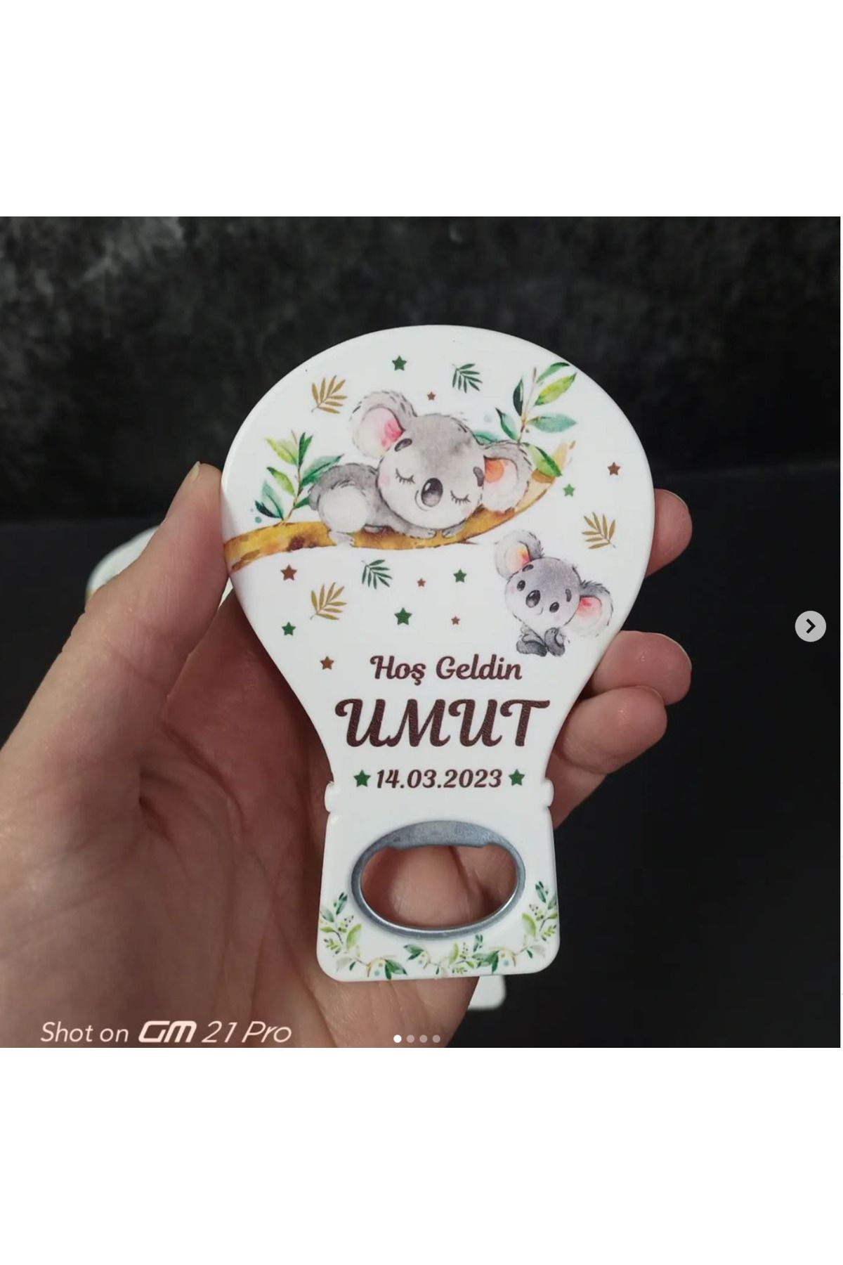 Pi Dekorasyon 35 Adet Balon Magnet Açacak Yeni Doğan, Doğum Günü, Sünnet, Nişan, Söz, Koala Temalı