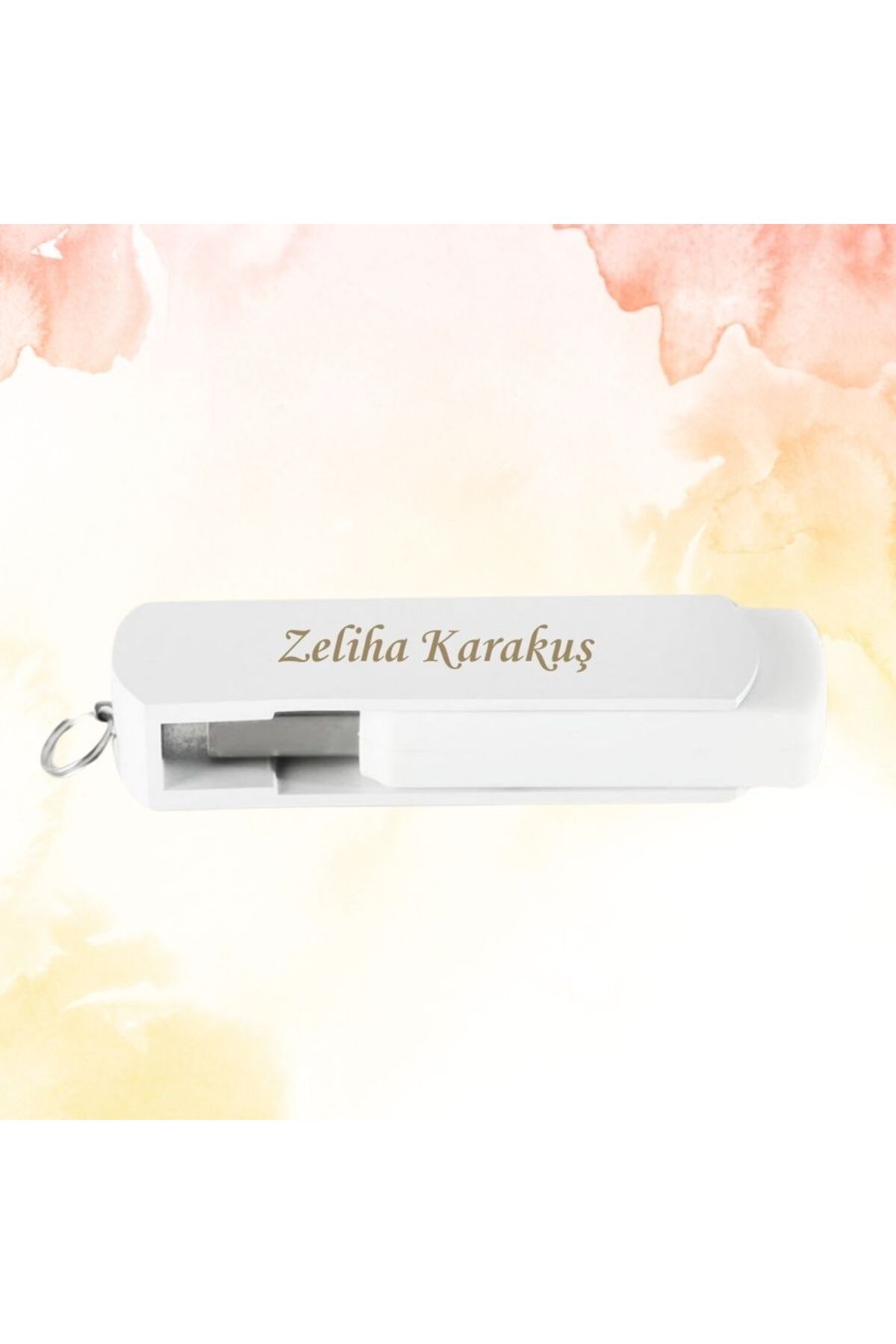 HediyesiBizden KİŞİYE ÖZEL İSİM BASKILI PLASTİK KUTULU USB BELLEK