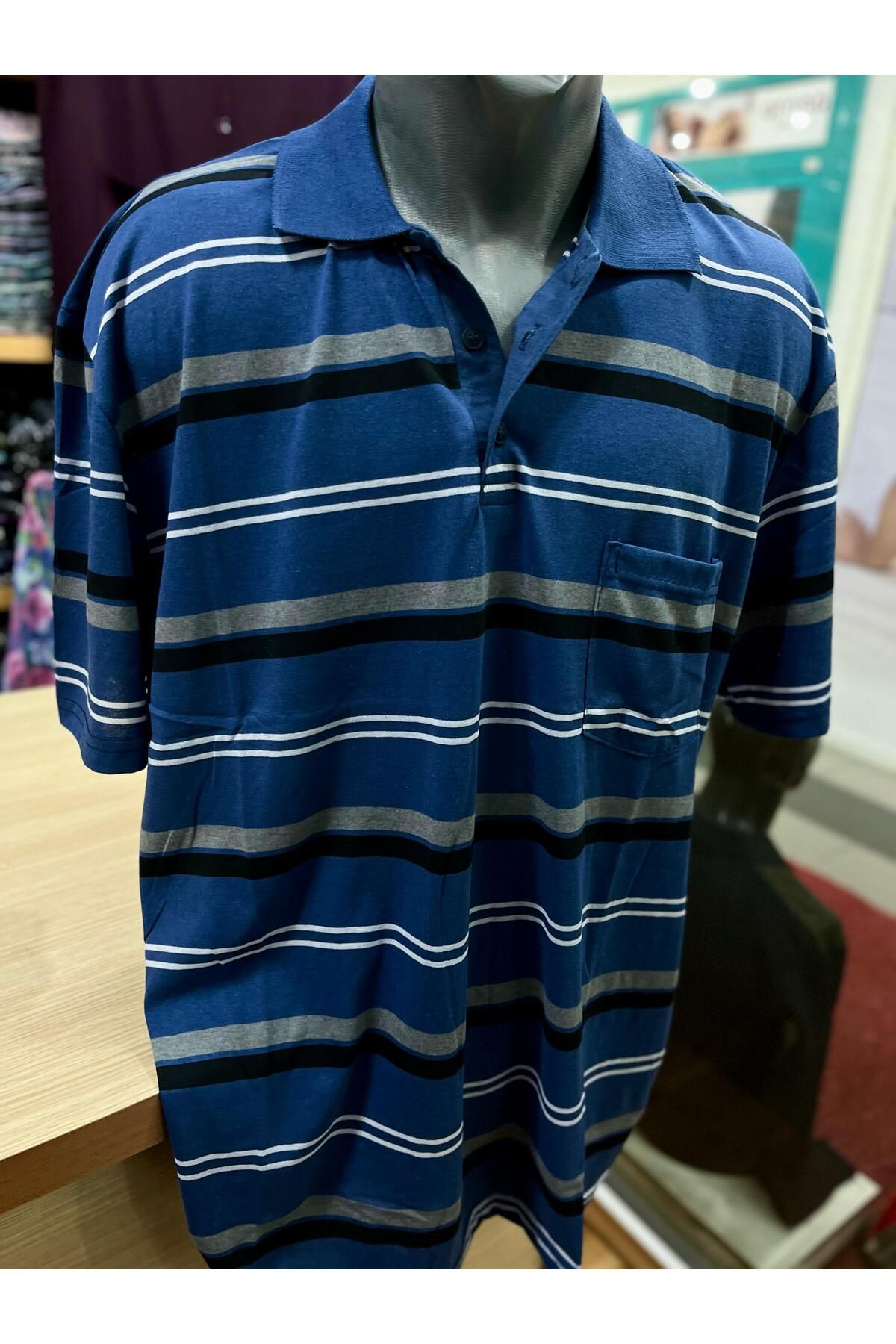TCR Erkek Polo Yaka Düğmeli Cepli T-shirt