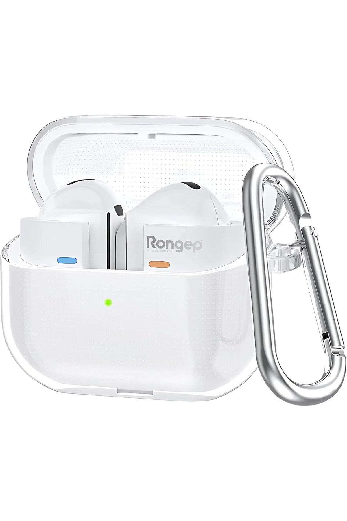 STOREMAX SRT ile Uyumlu Galaxy Buds 3 Pro ve Buds 3 İçin Şeffaf Kulaklık Kılıfı Darbeye Çizilmeye ve