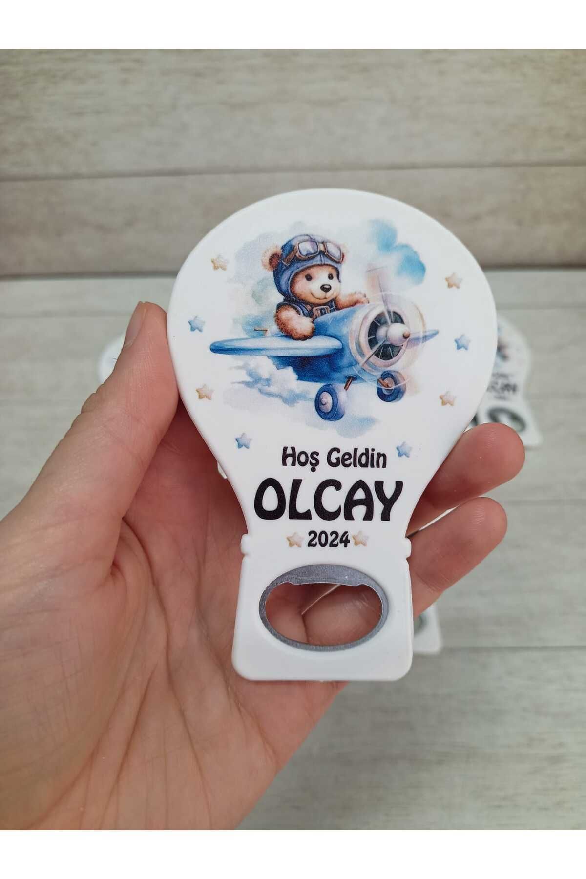 Pi Dekorasyon 25 Adet Balon Magnet Açacak Mavi Ayıcık Temalı, Doğum Günü, Sünnet, Nişan, Söz, Düğün Hediyelik