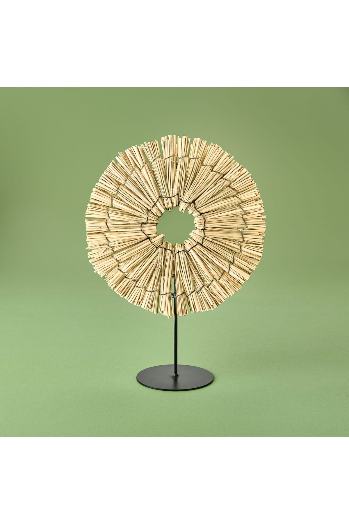MATMEL Hasır Kaideli Biblo - Bej - 30 cm