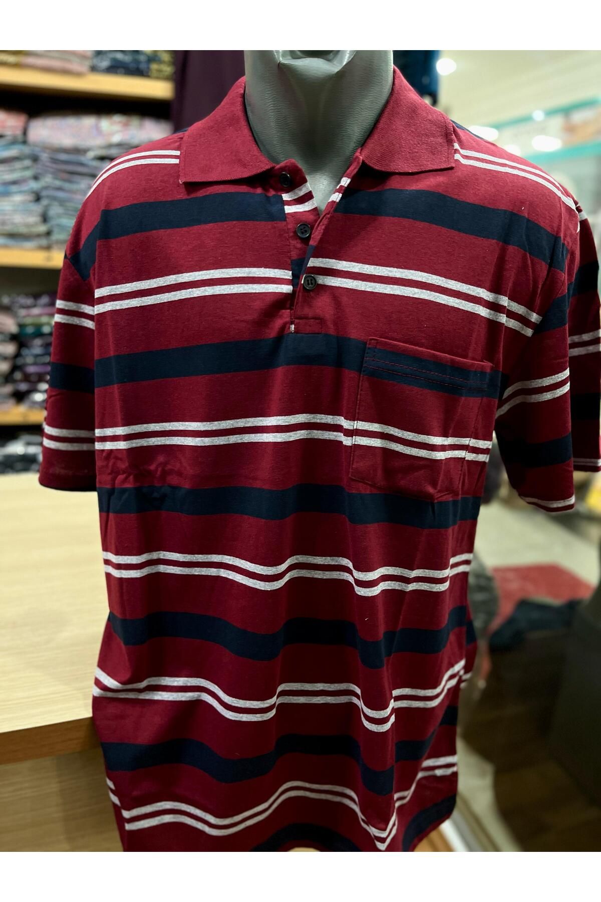 TCR Erkek Polo Yaka Düğmeli Cepli T-shirt