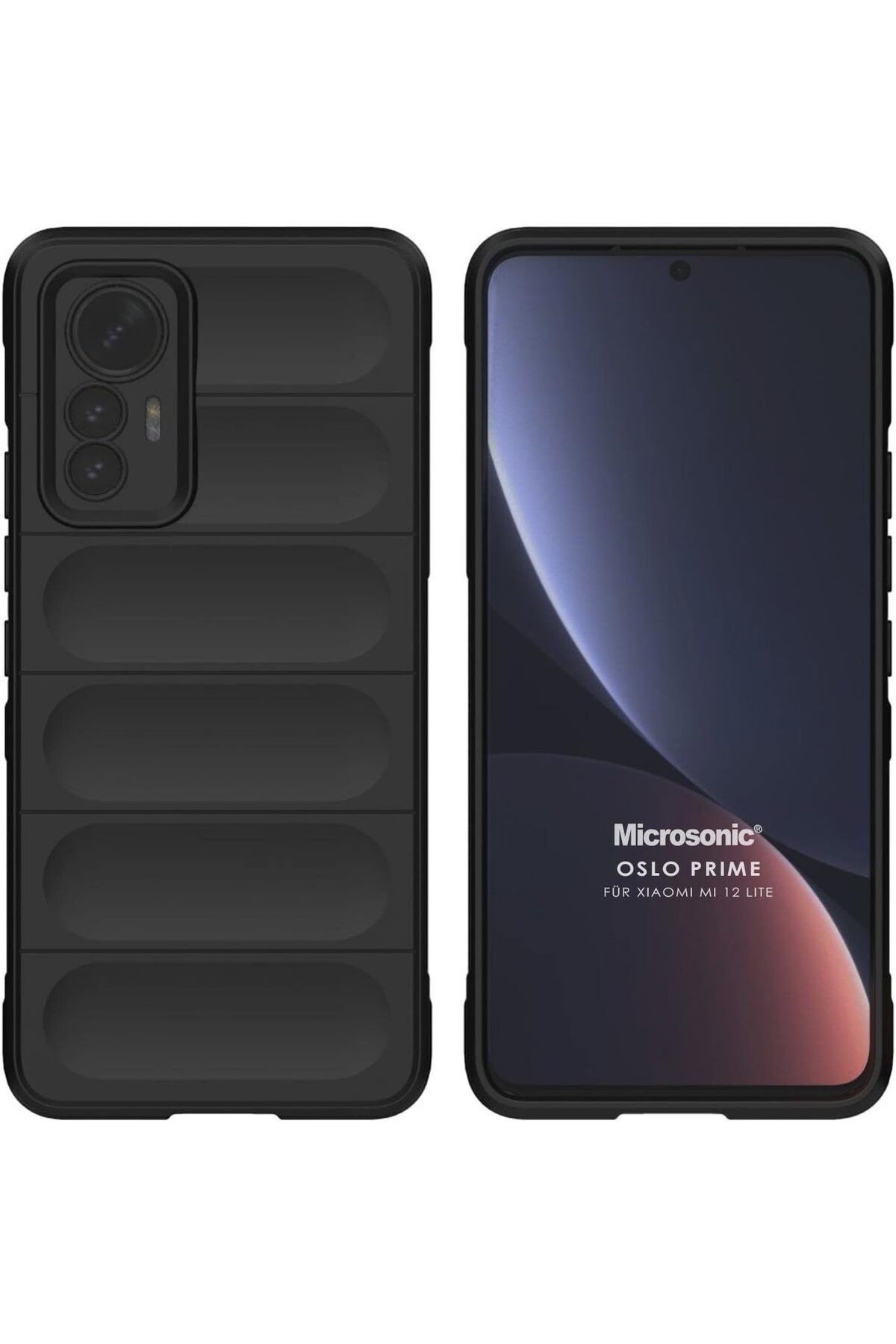 STOREMAX SRT Xiaomi Mi 12 Lite için Kılıf Oslo Prime Siyah [Mi 12 Lite ile Uyumlu Kılıf - Siyah] FxYM 11