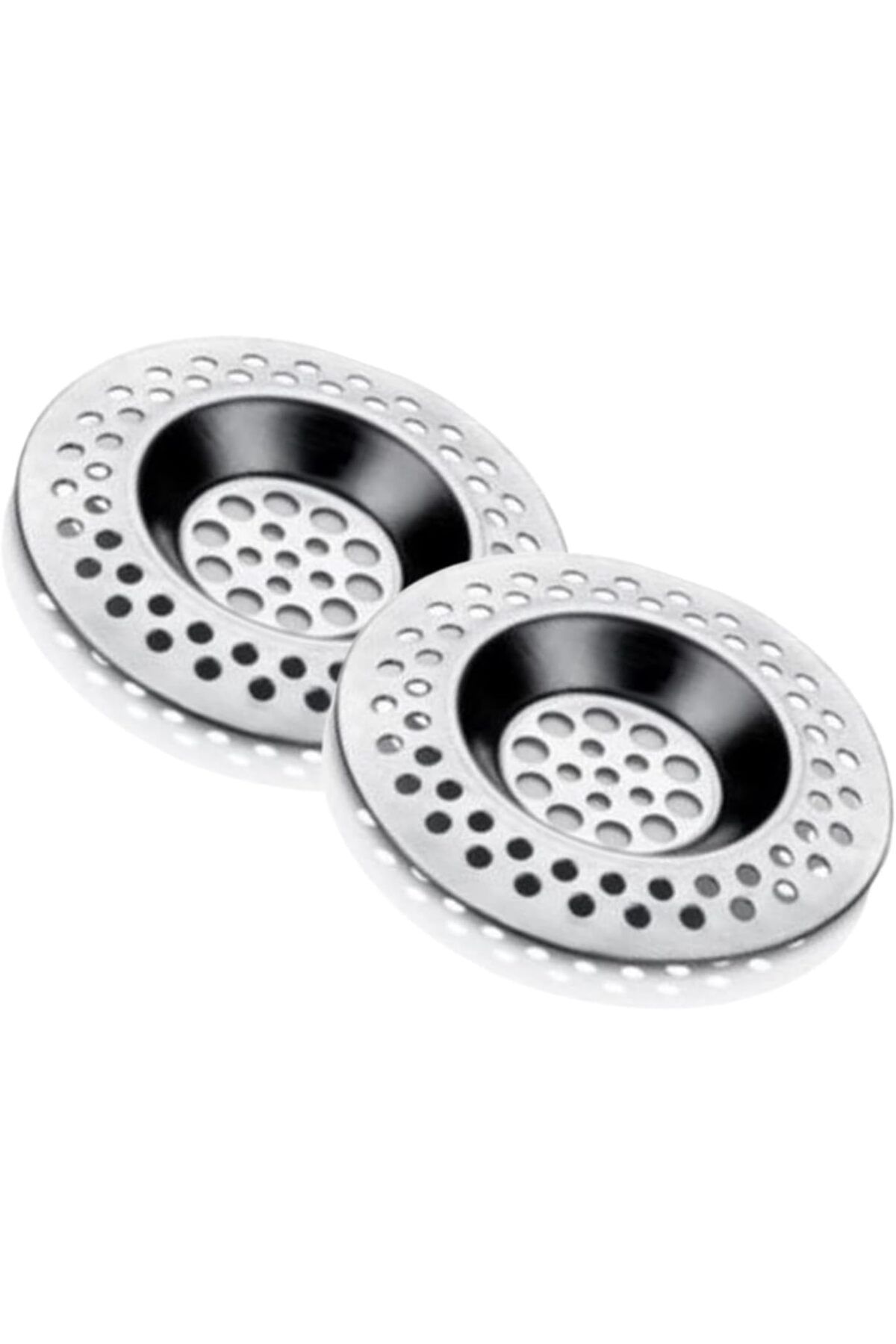 STOREMAX Ezg Lavabo Süzgeci Evye Süzgeç 2'li SET 8 cm Pratik Mutfak Aleti Banyo/Küvet Delikleri Gider Tem