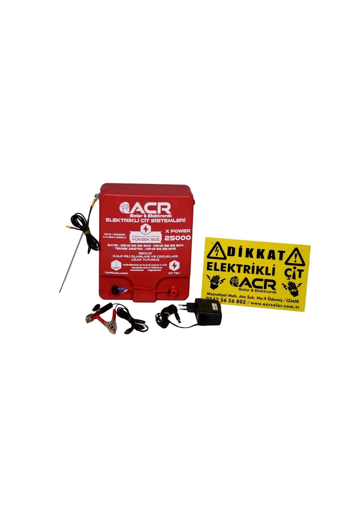 ACR GÜÇMATİK ACR XPOWER 25000 PLUS ÇİT MAKİNASI TAKIM YABANİ HAYVAN AY/ DOMUZ - GECE / GÜNDÜZ MODLU