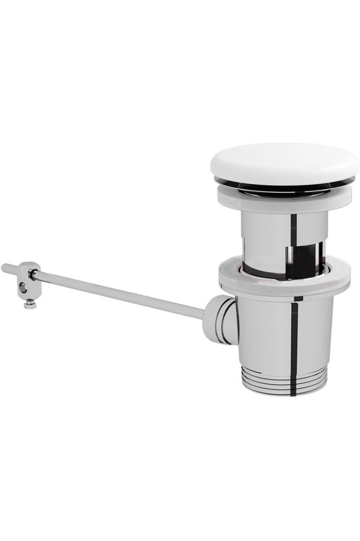 STOREMAX OZN Metropole Beyaz Seramik Süzgeç, Lavabo Sifon Üst Grubu - 6397l003-0159 OZNstre 1094633